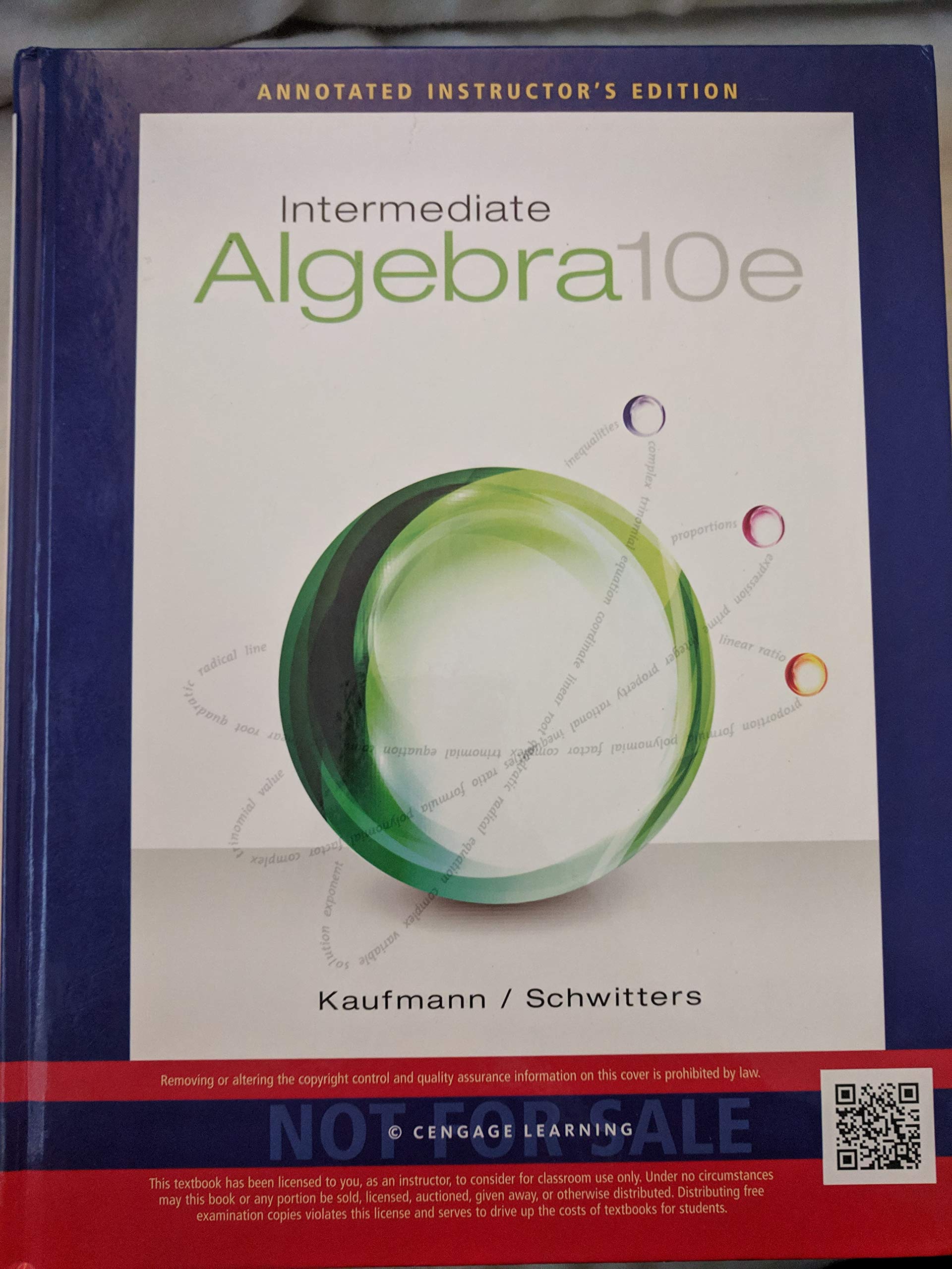 Intermediate Algebra,New