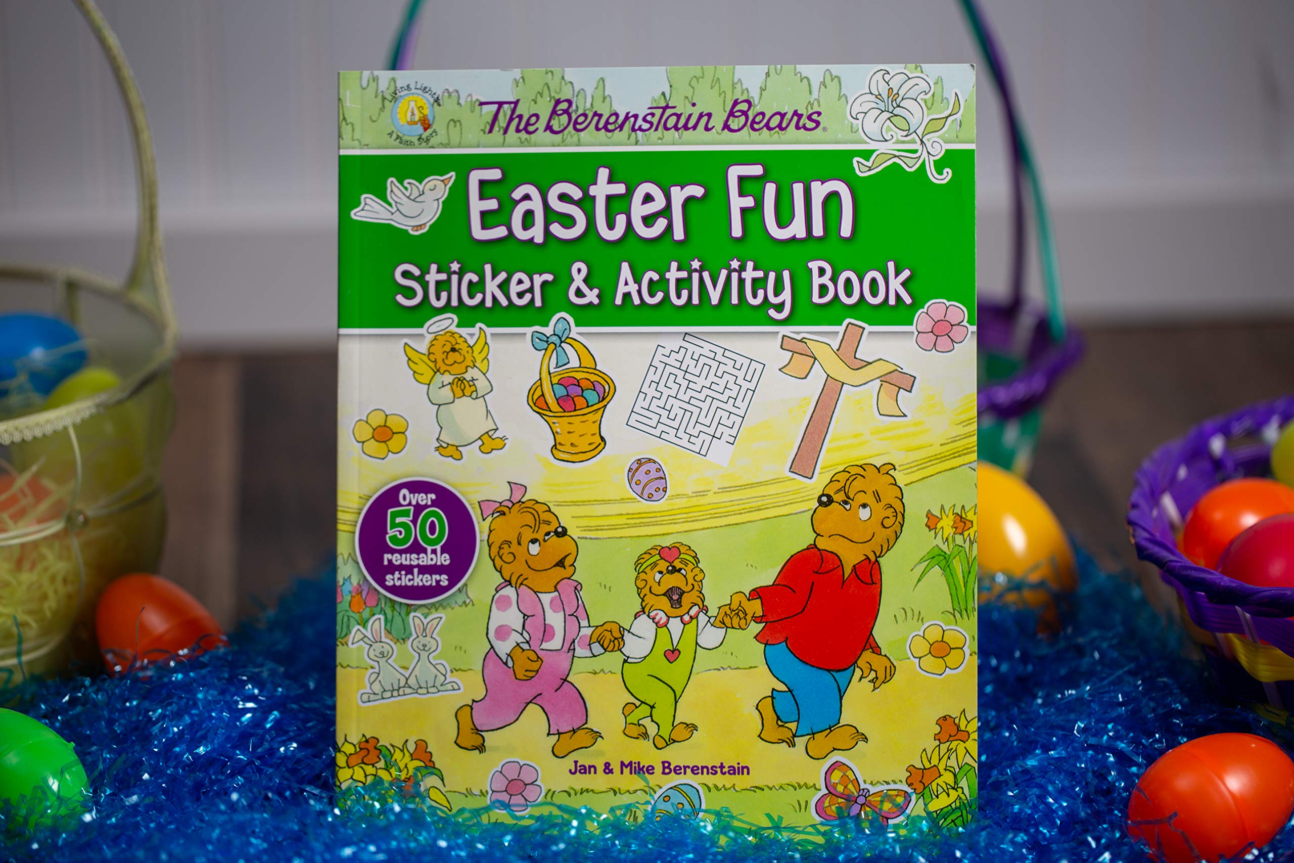 The Berenstain Bears Easter Fun Sticker and Activity Book: An Easter and Springtime Book for Kids (Berenstain Bears/Living Light,Used