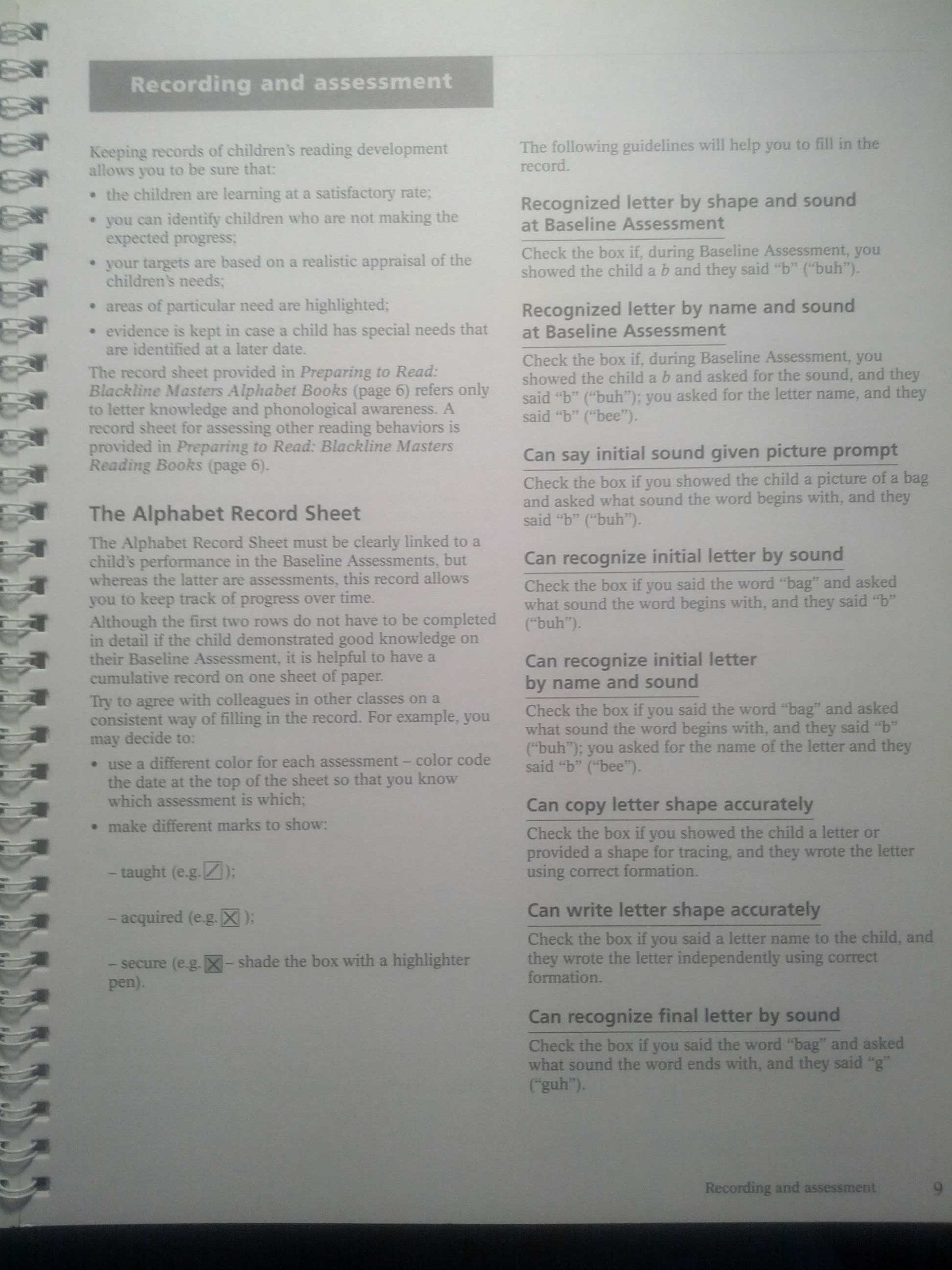 Preparing to Read: Alphabet Resources Teacher's Guide American English Edition (Cambridge Reading),Used