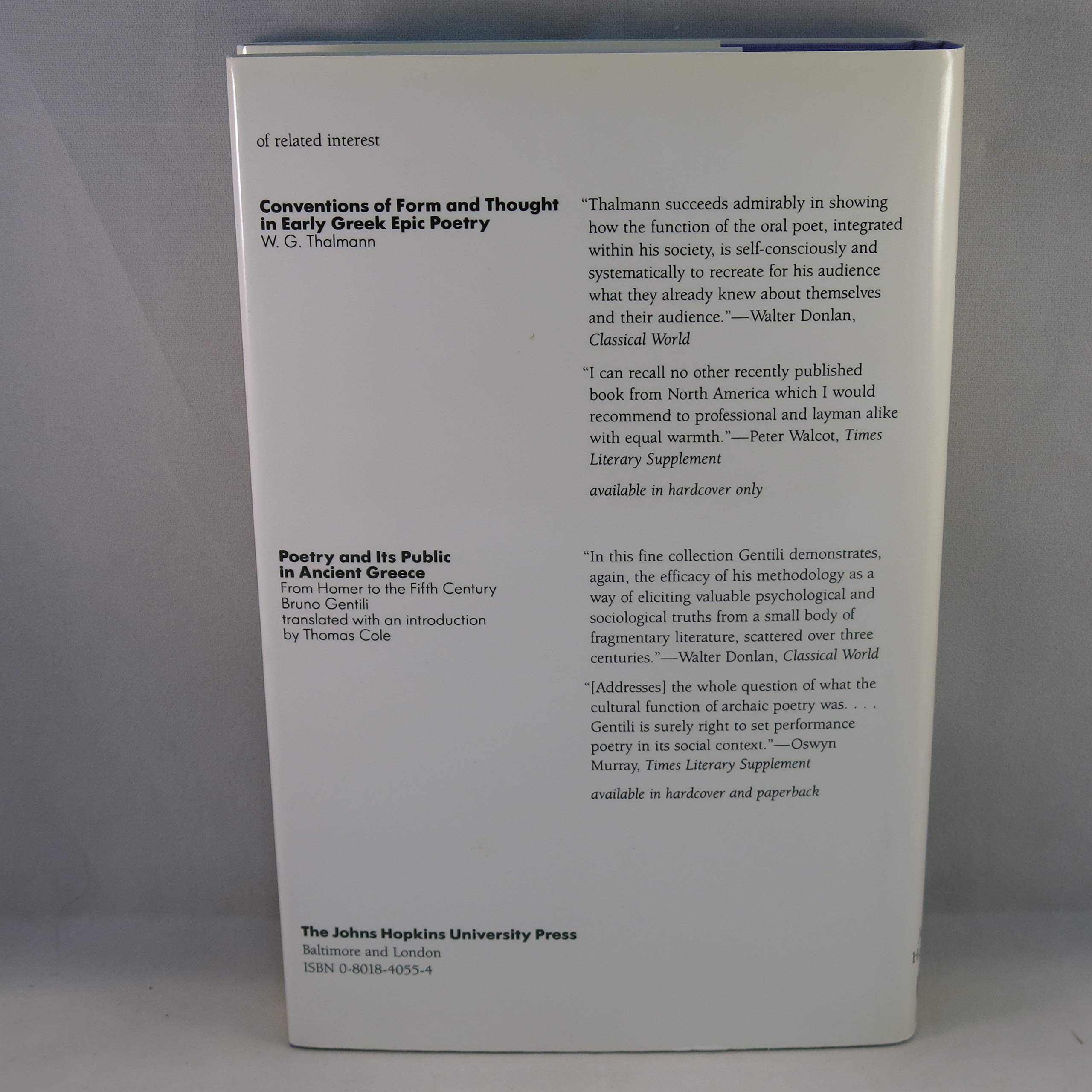 The Origins of Rhetoric in Ancient Greece (Ancient Society and History),Used