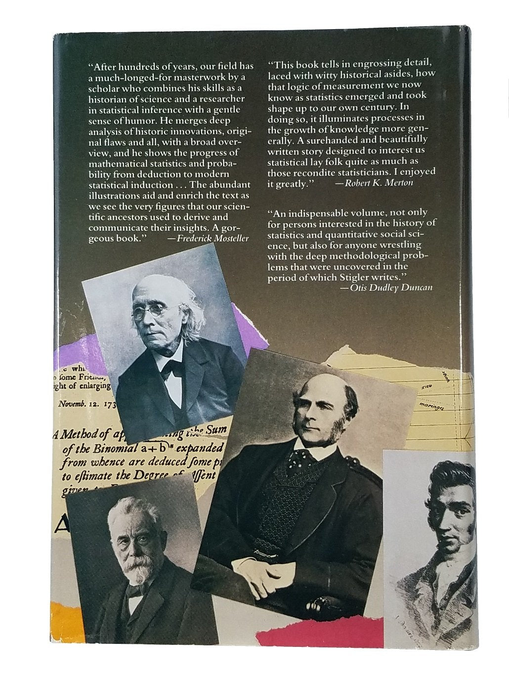 The History of Statistics: The Measurement of Uncertainty before 1900,Used