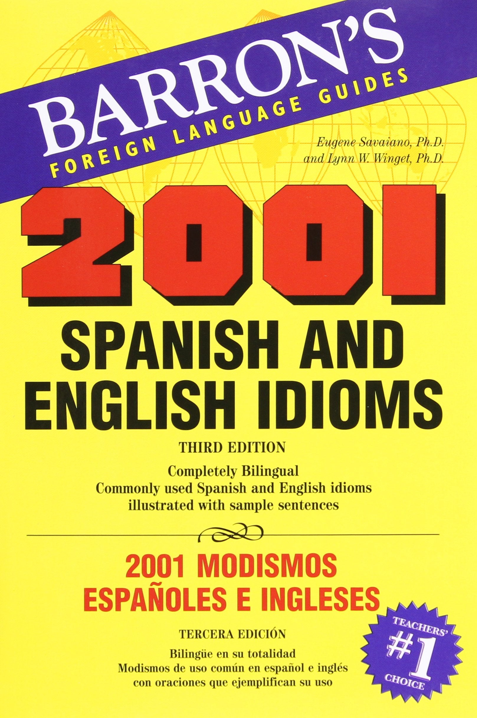 2001 Spanish and English Idioms/ 2001 Modismos Espanoles E Ingleses (2001 Idioms Series) (Spanish Edition),Used