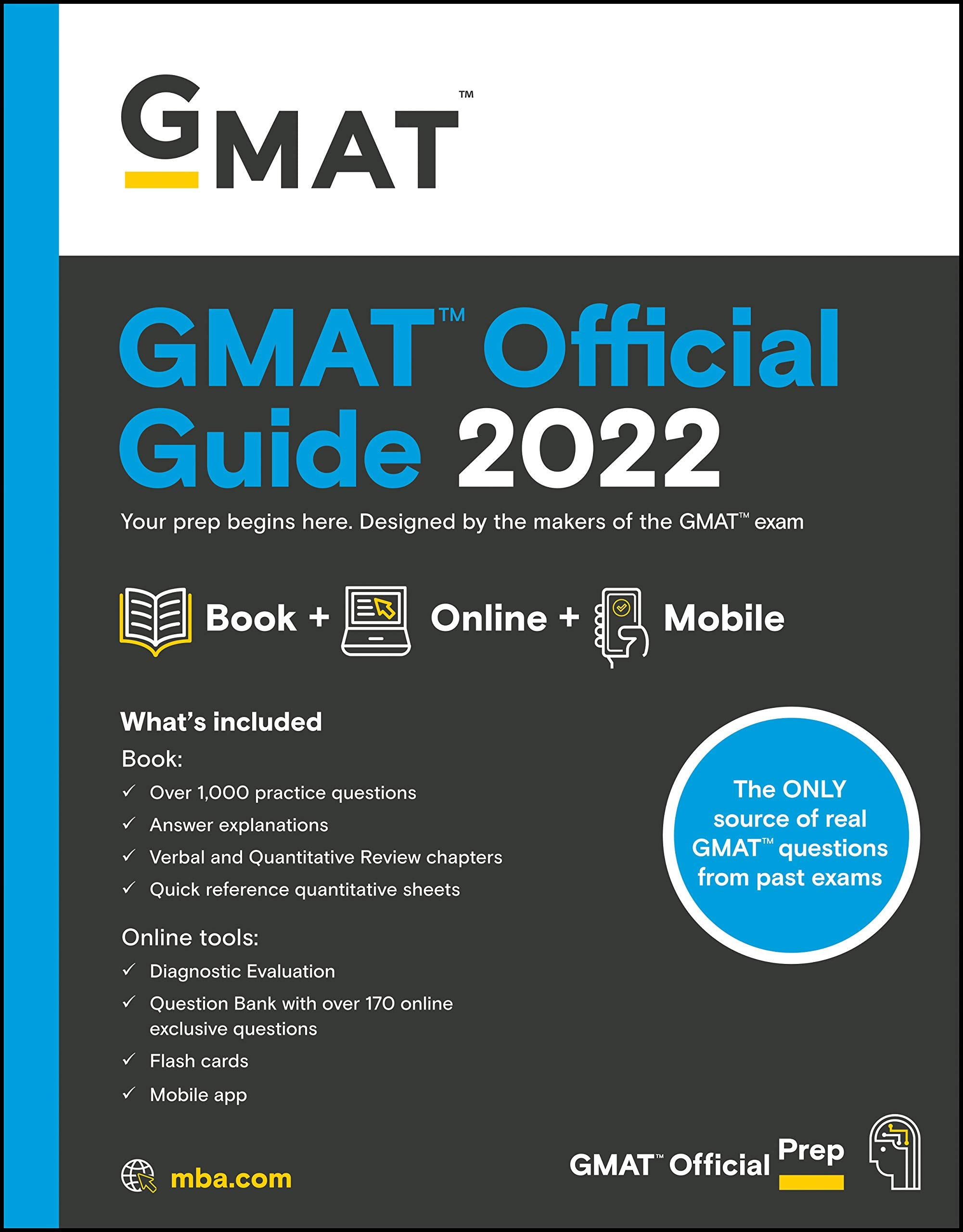 GMAT Official Guide 2022: Book + Online Question Bank,Used