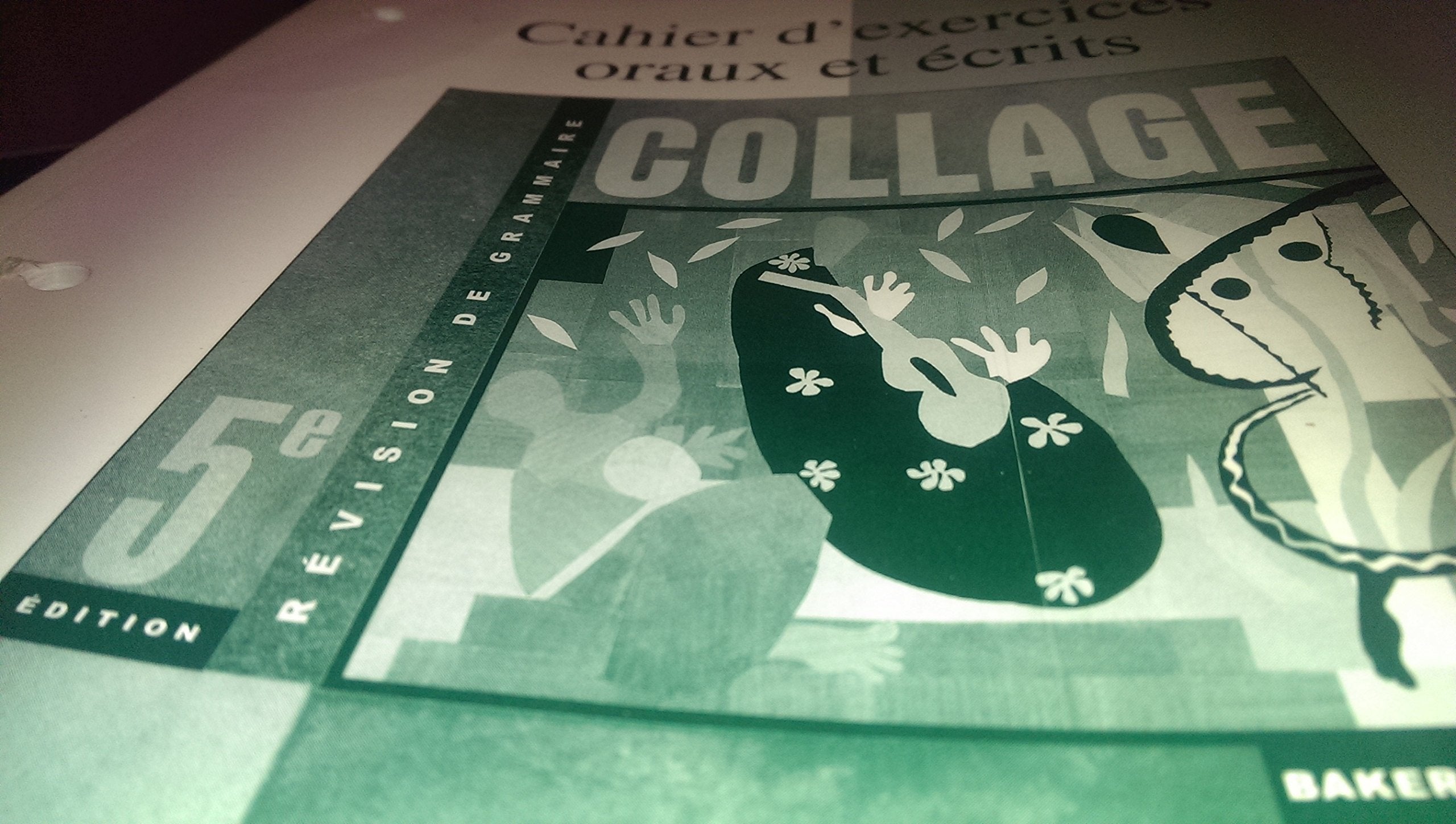 Cahier D'Exercices Oraux Et Ecrits: A Workbook/Lab Manual To Accompany Collage: Revision De Grammaire,New