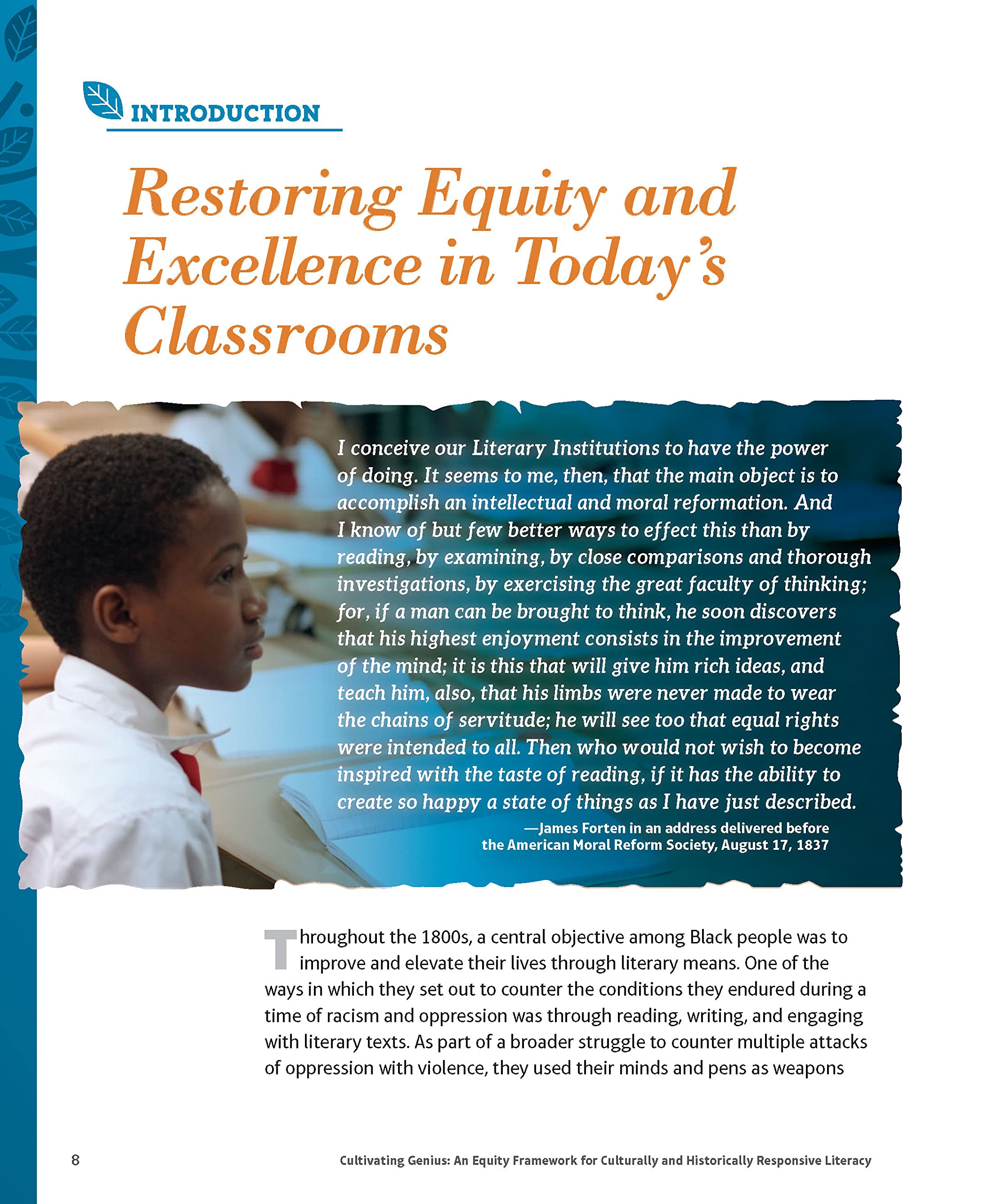 Cultivating Genius: An Equity Framework for Culturally and Historically Responsive Literacy,New