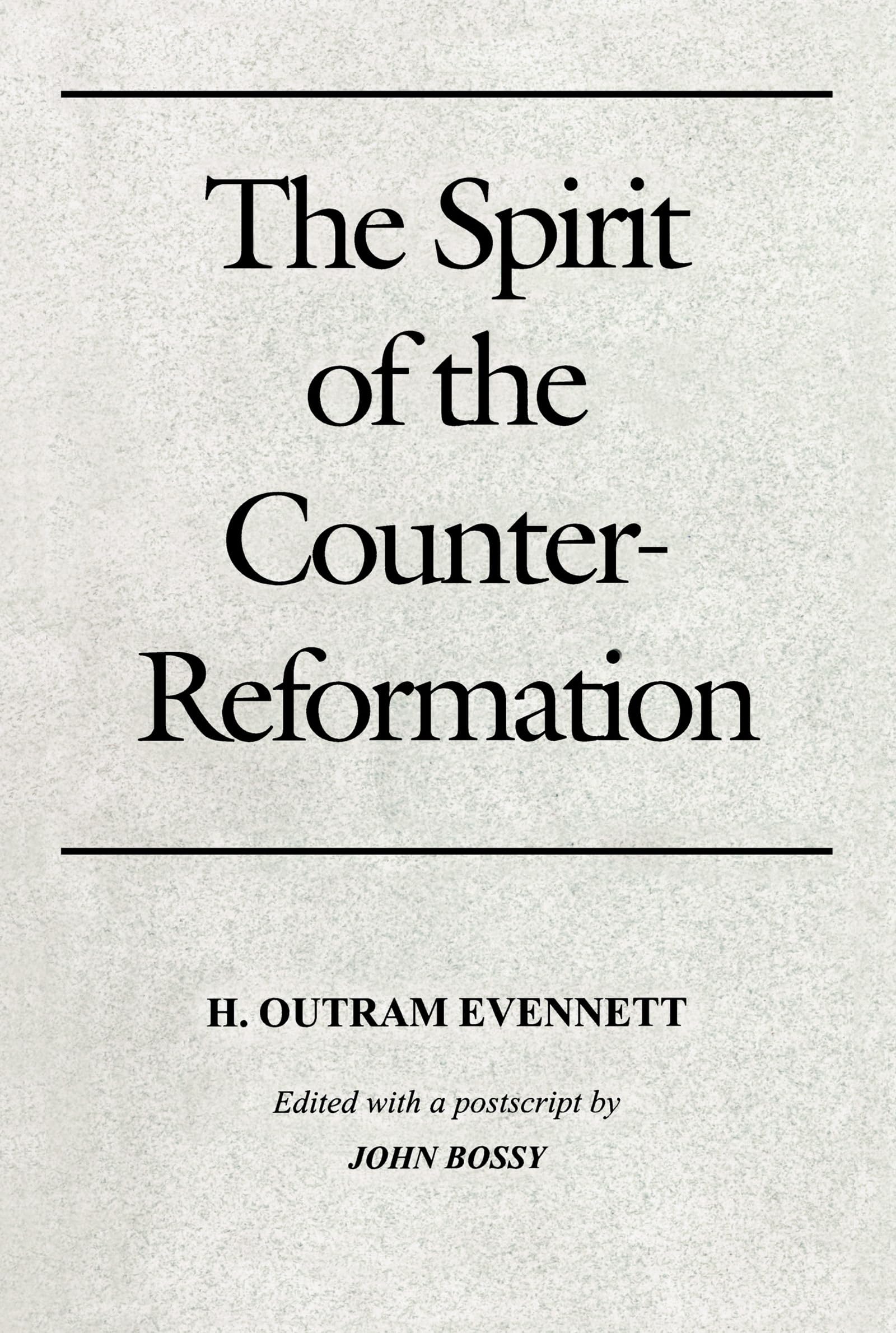 Spirit of the CounterReformation, The (Ndp 115),Used