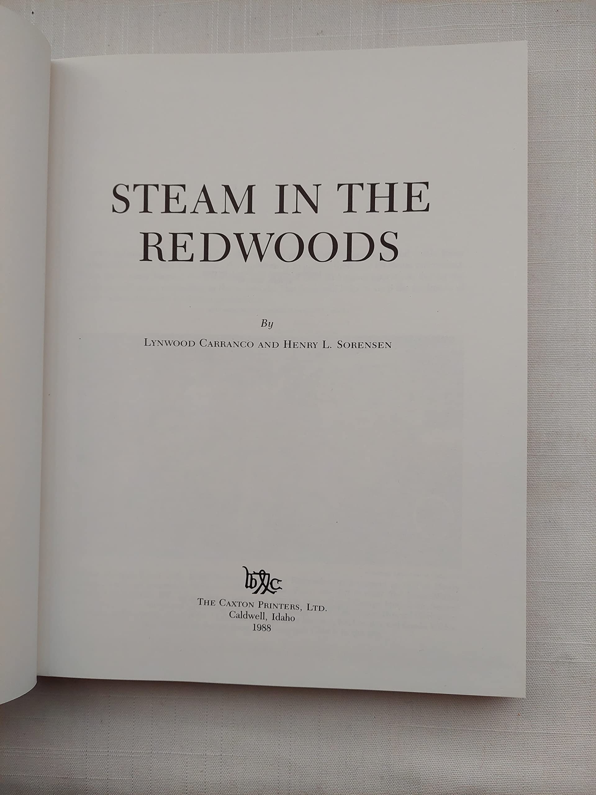 Steam in the Redwoods,Used
