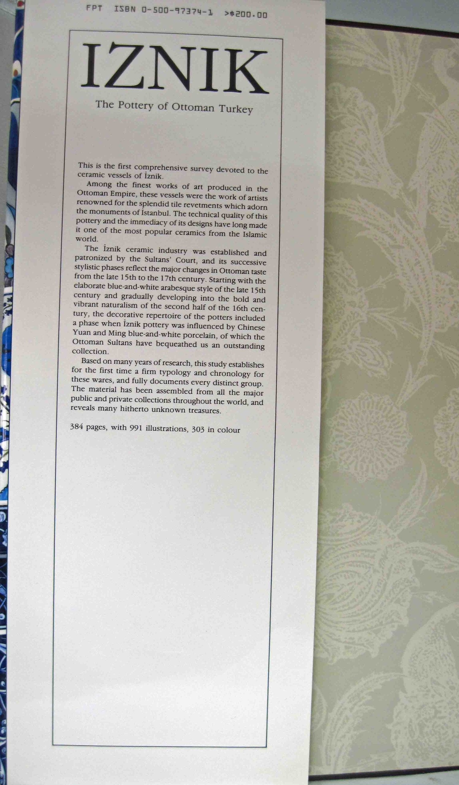 Iznik: The Pottery of Ottoman Turkey,Used