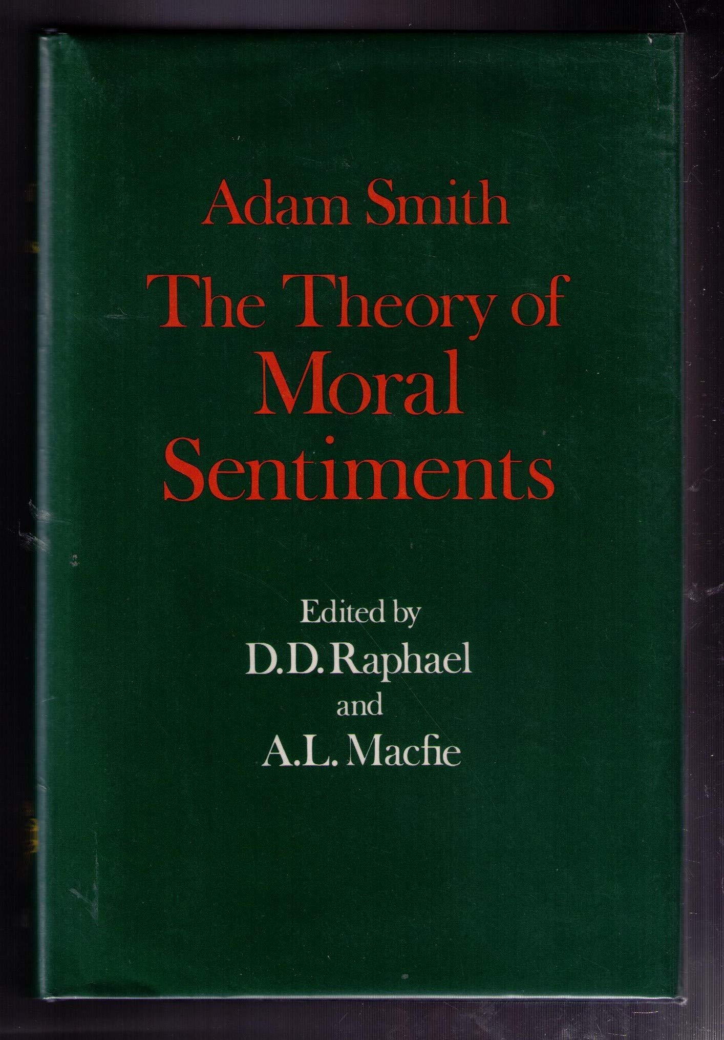 The Theory of Moral Sentiments (Glasgow Edition of the Works and Correspondence of Adam Smith, vol. 1),Used