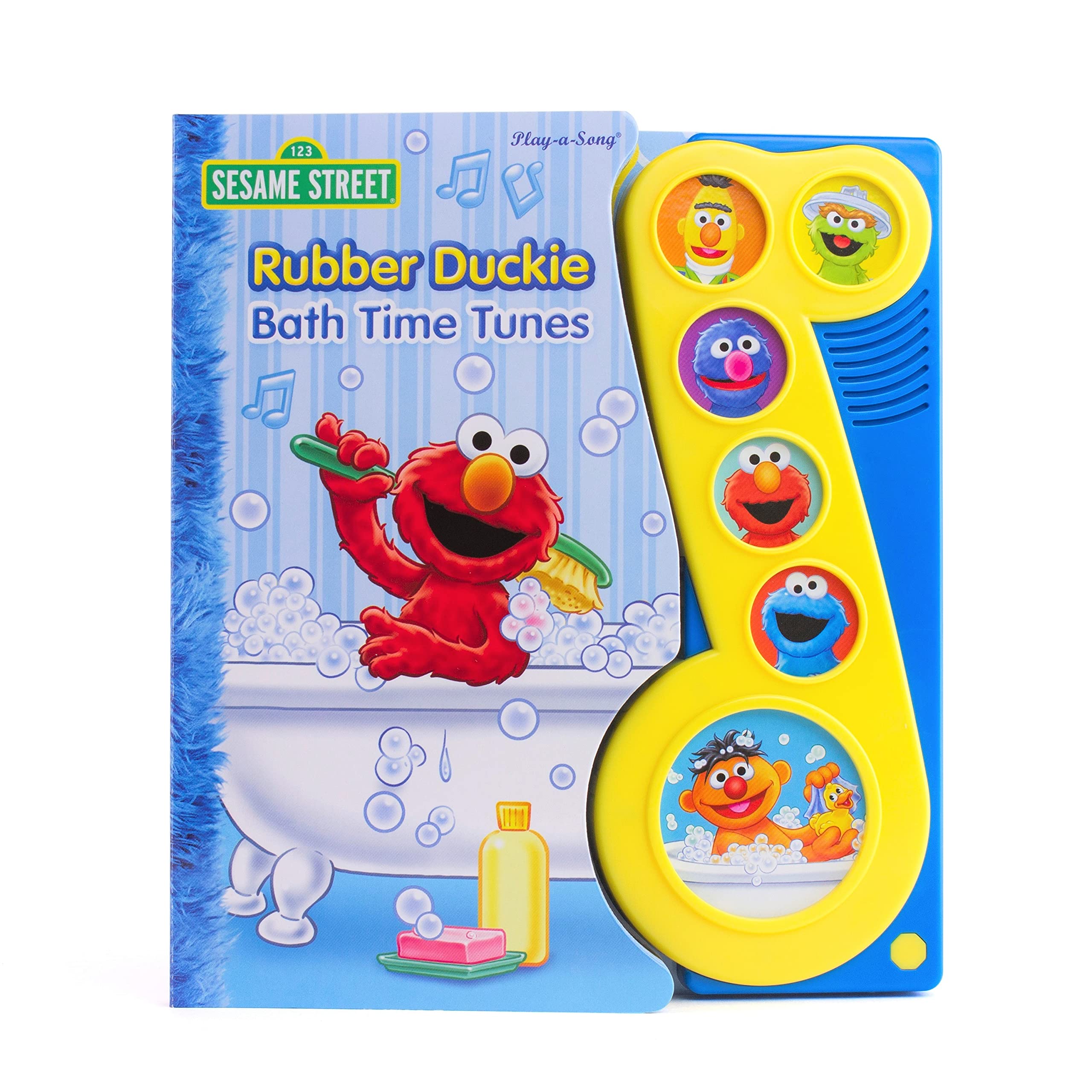 Sesame Street  Rubber Duckie Bath Time Tunes Sound Book  PI Kids (PlayASong),New