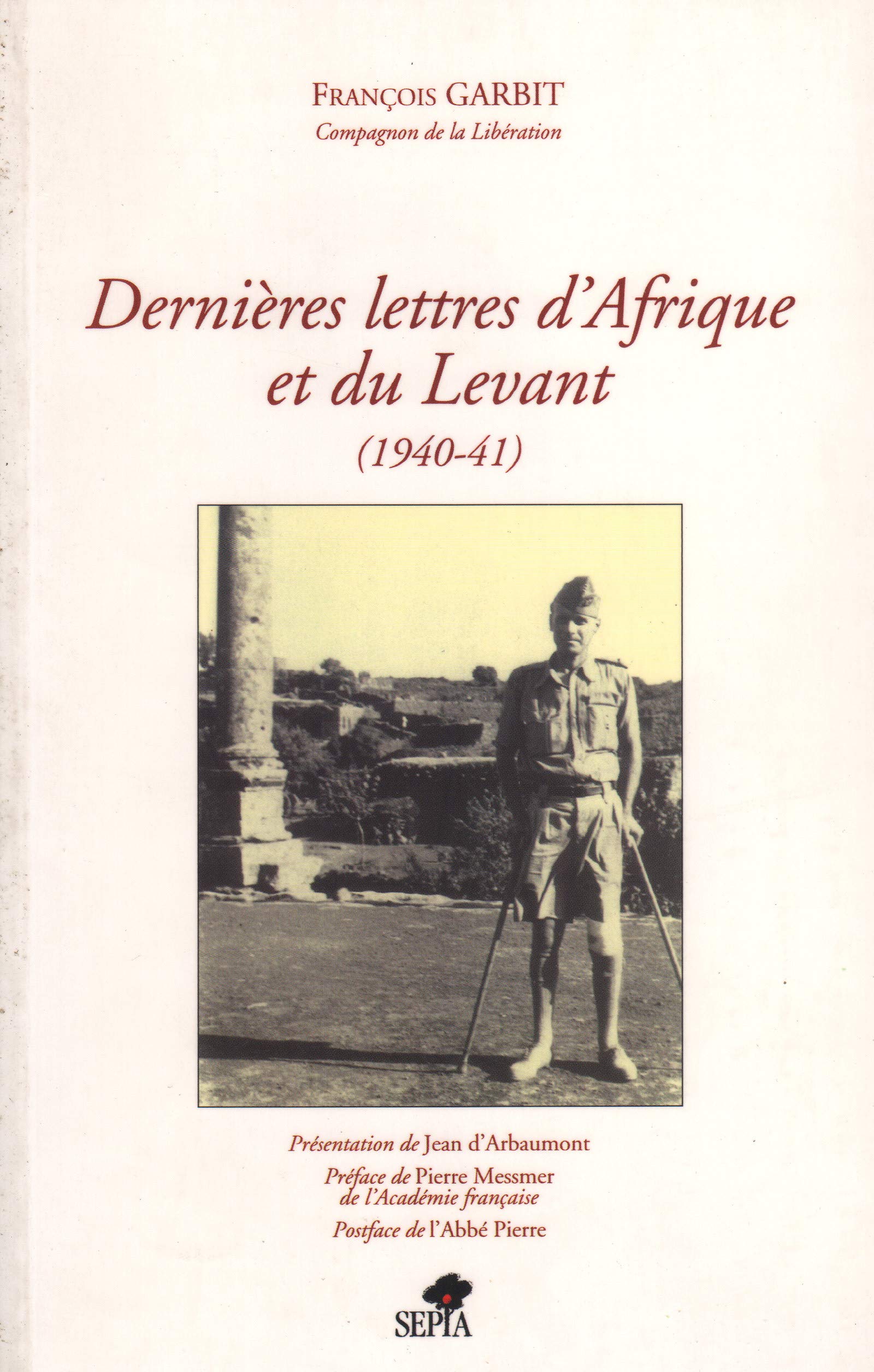 DERNIRES LETTRES D'AFRIQUE ET DU LEVANT 194041,Used