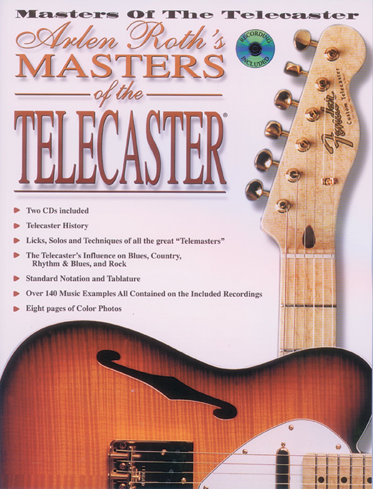 Arlen Roth's Masters of the Telecaster: Book & 2 CDs,Used