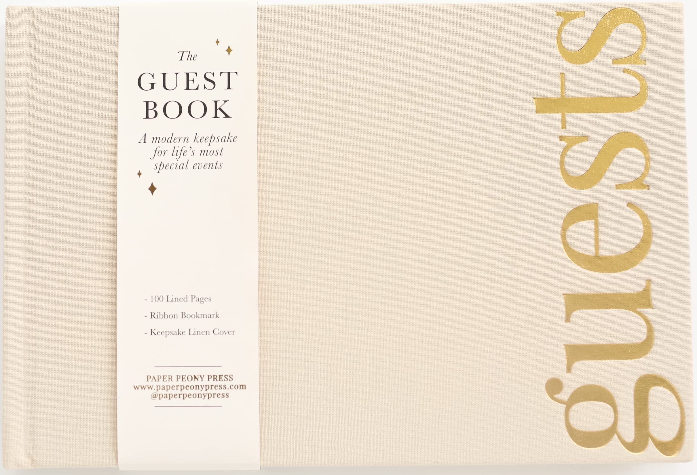 Guest Book: Beautiful Keepsake for Life?s Special Events Sign In Book for Wedding Reception, Baby Shower, Funeral and Vacation,Used