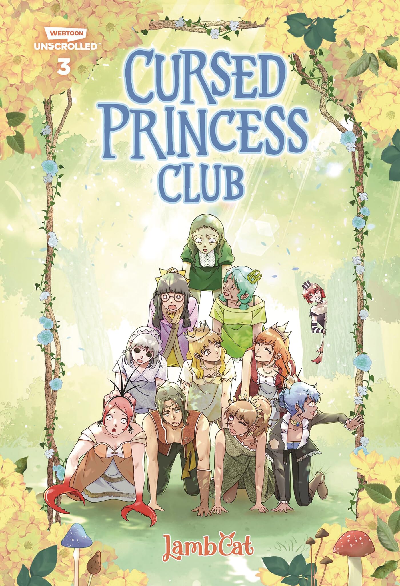Cursed Princess Club Volume Three: A Webtoon Unscrolled Graphic Novel (Cursed Princess Club, 3),Used