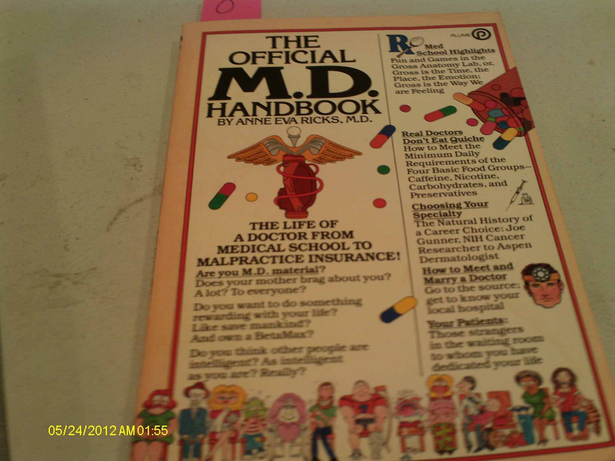 The Official M.D. Handbook,Used