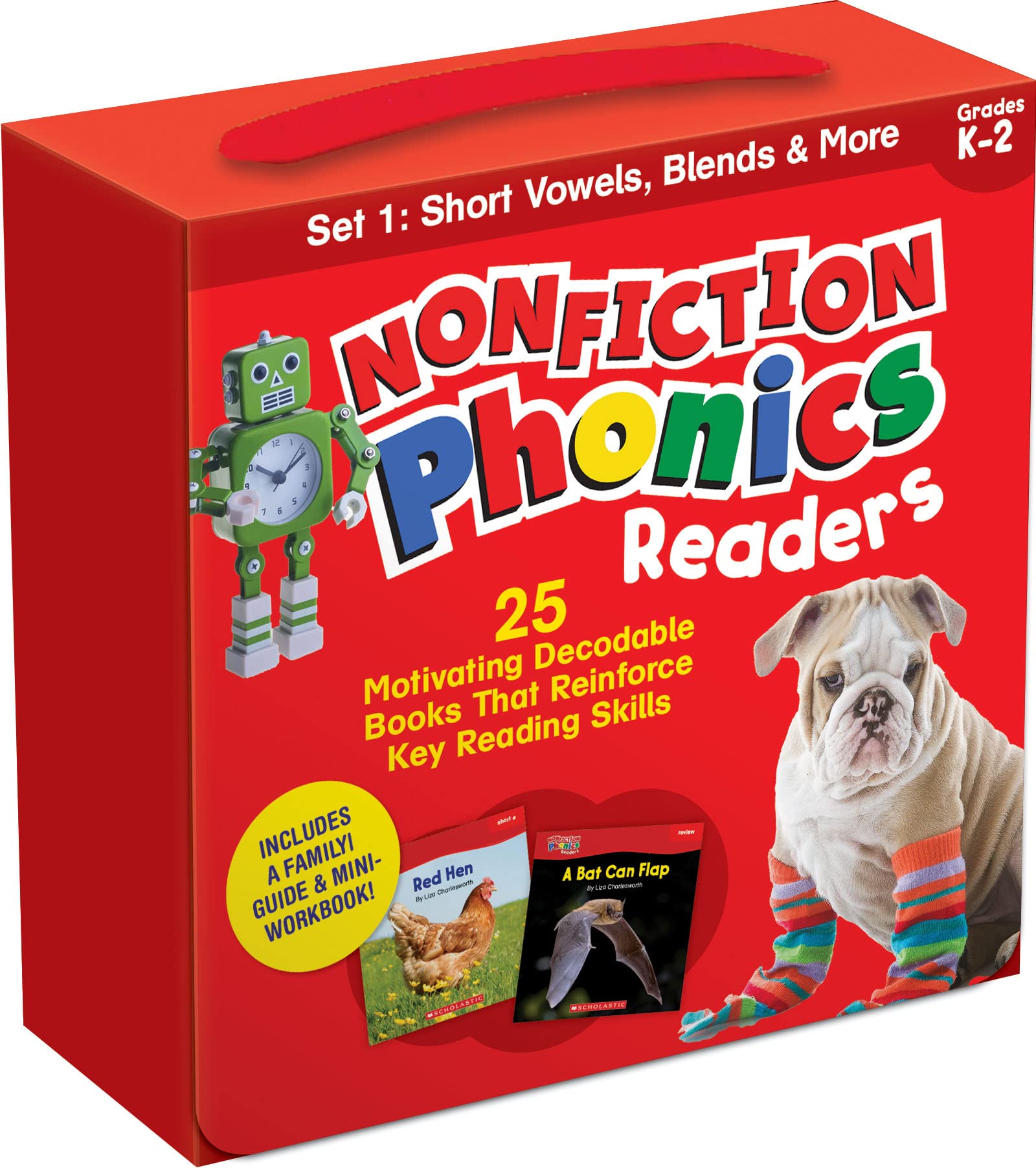Nonfiction Phonics Readers SET 1: Short Vowels, Blends & More (SingleCopy Set)