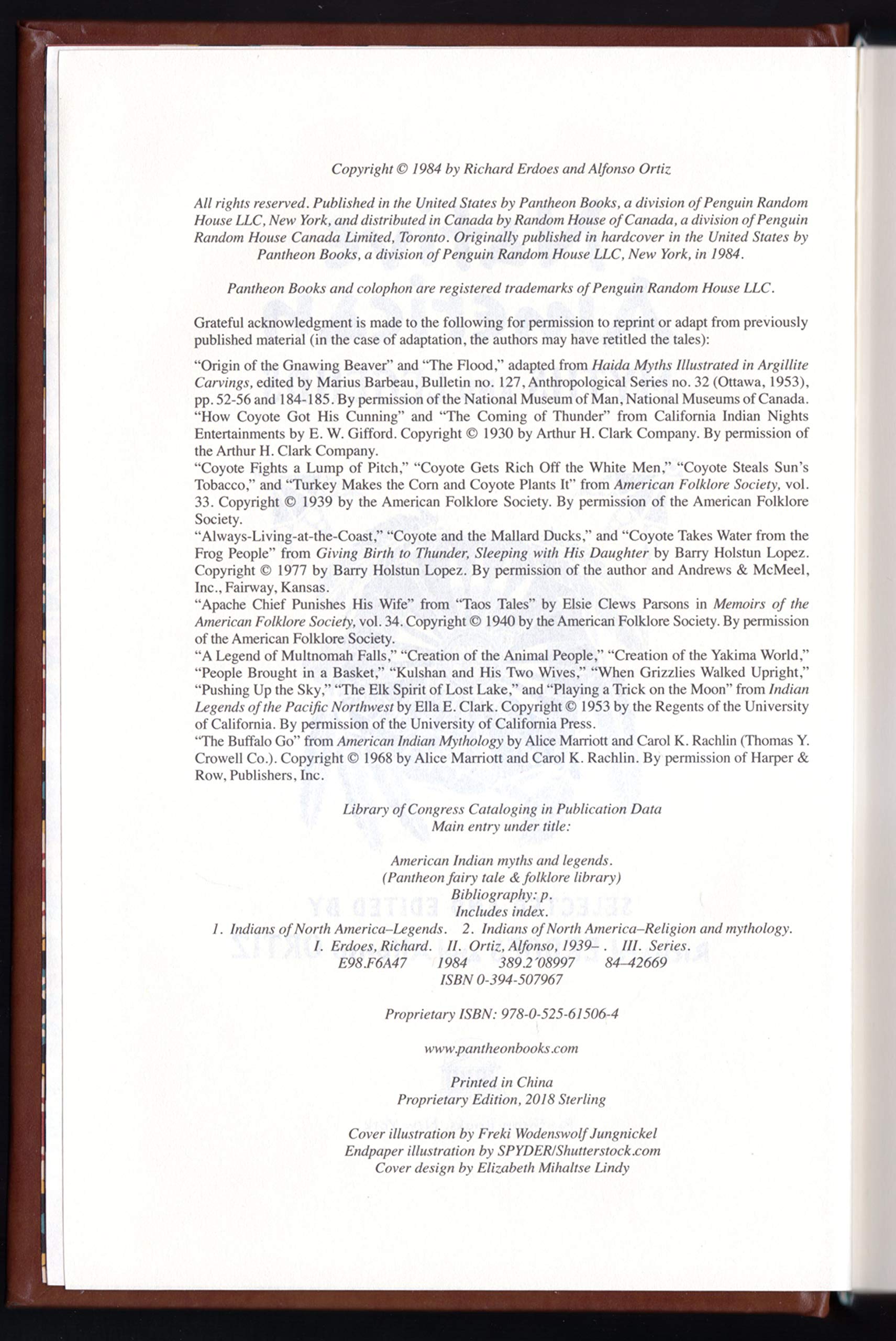 Native American Myths And Legends (Collectible Editions),New