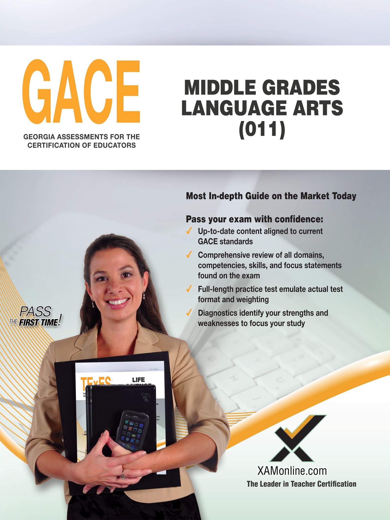 GACE Middle Grades Language Arts 011,Used