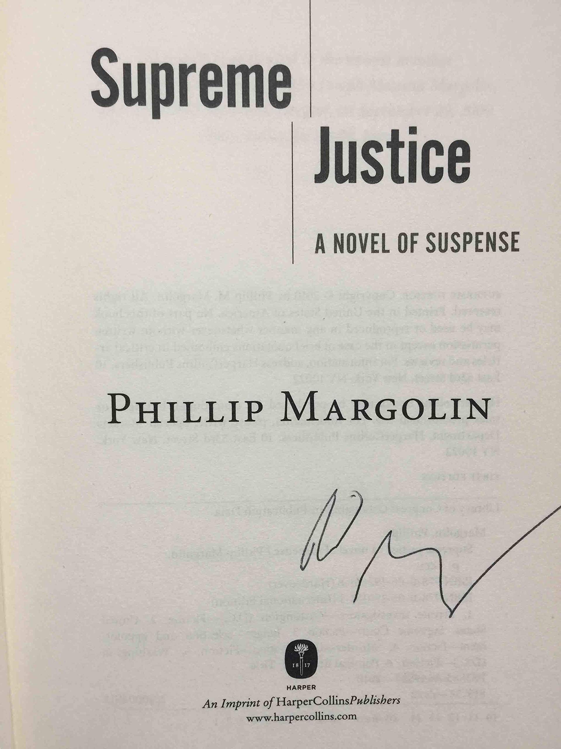 Supreme Justice: A Novel of Suspense,Used