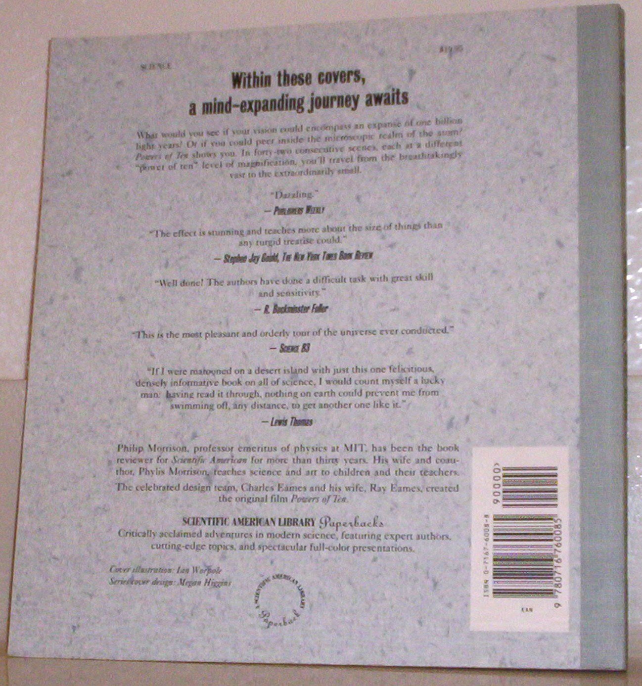 Powers of Ten (Revised) (Scientific American Library Paperback),Used