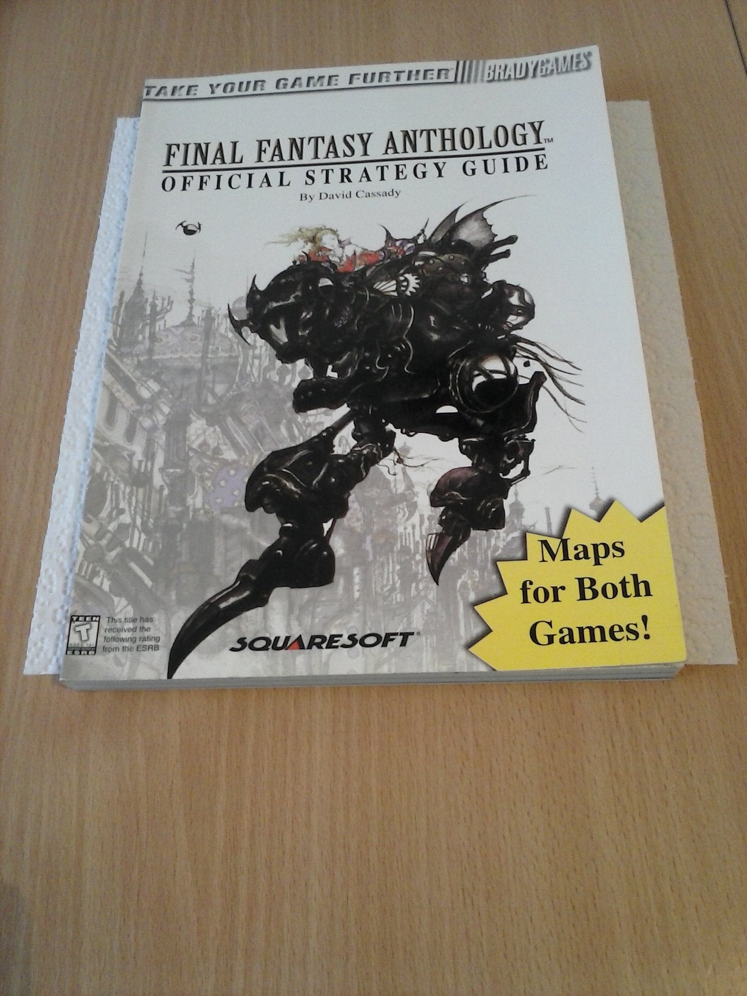 Final Fantasy Anthology Official Strategy Guide (Brady Games),Used