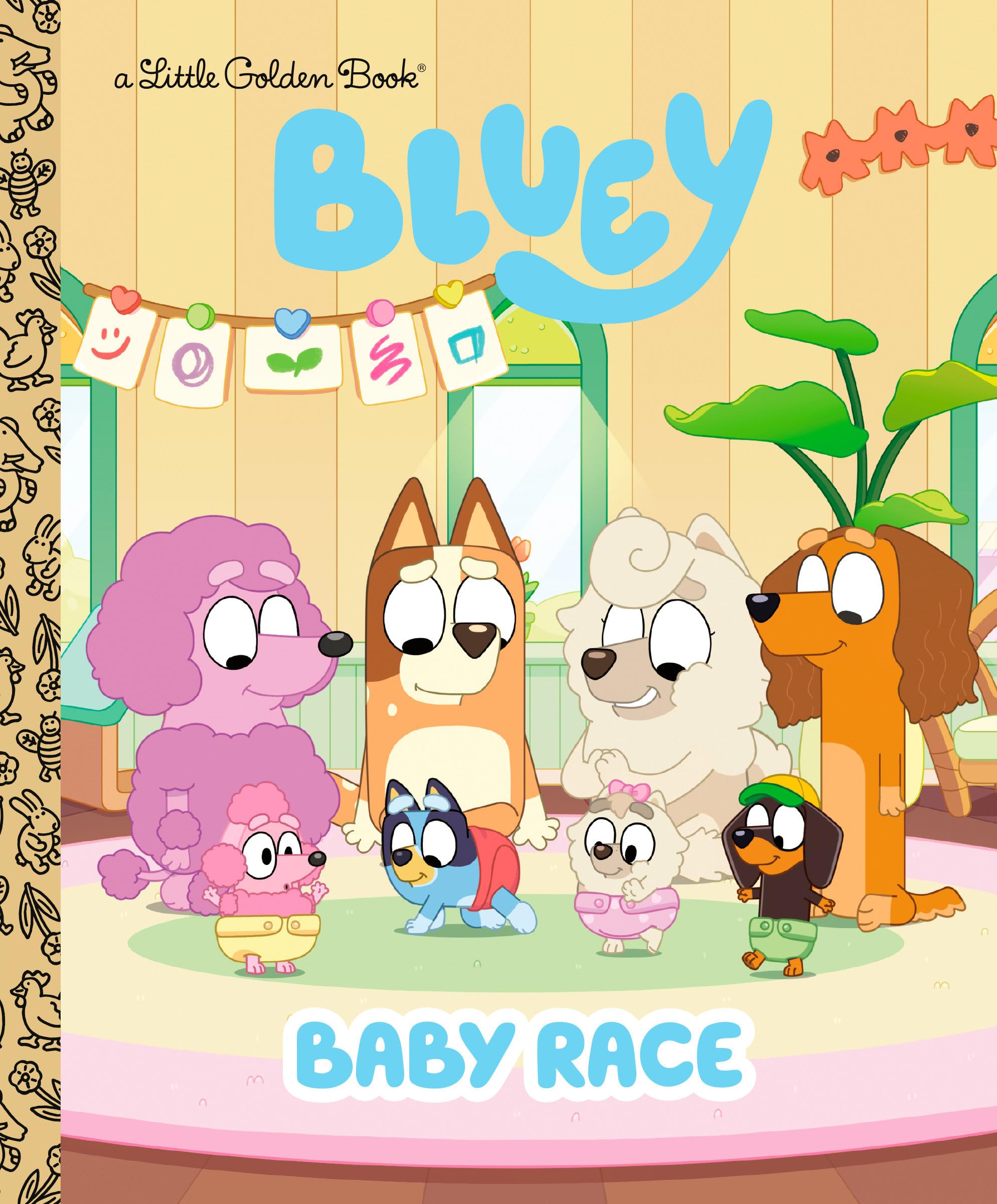 Baby Race (Bluey) (Little Golden Book),New
