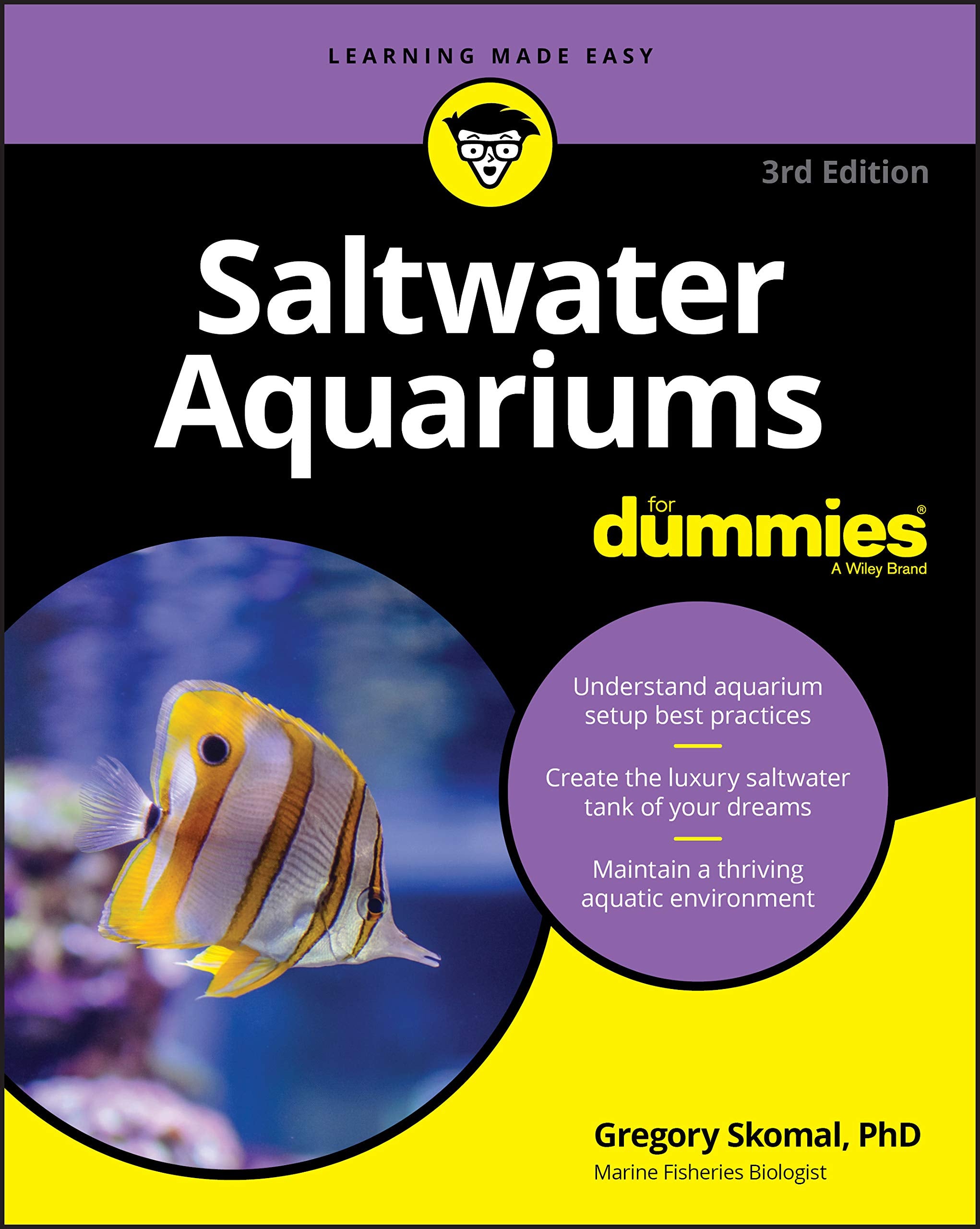 Saltwater Aquariums For Dummies,Used