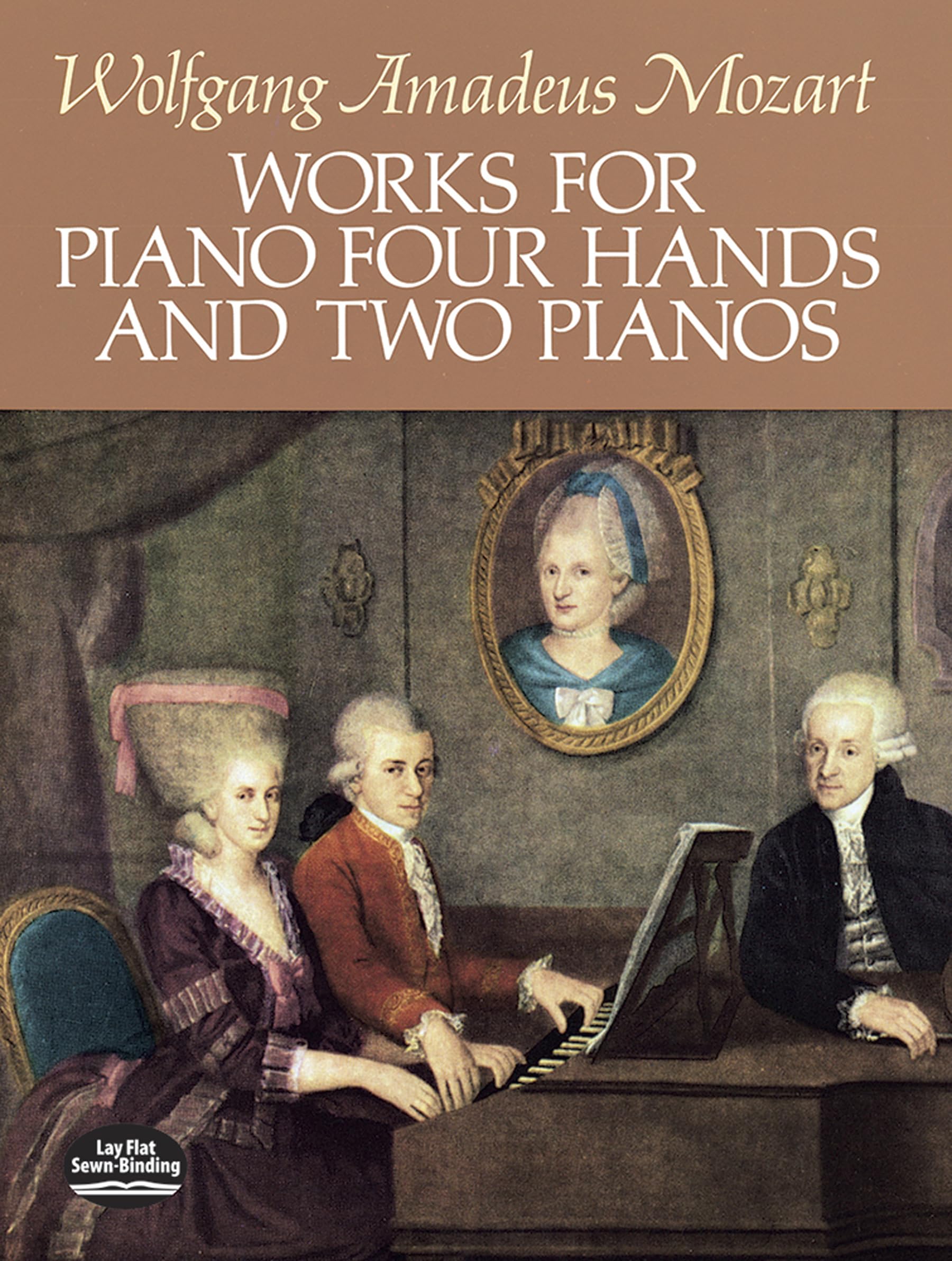 Works for Piano Four Hands and Two Pianos (Dover Classical Piano Music: Four Hands),Used