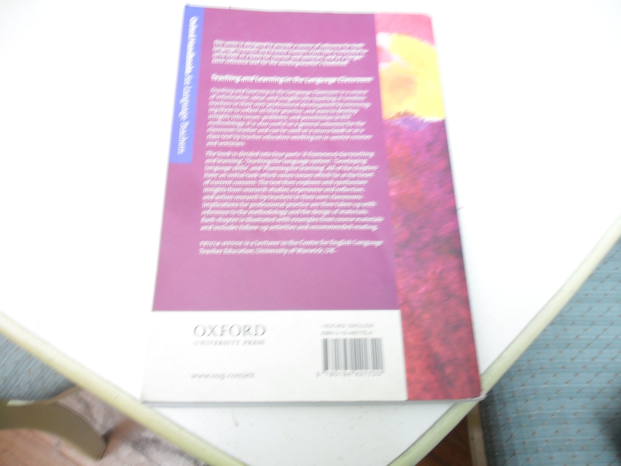 Teaching And Learning In The Language Classroom (Oxford Handbooks For Language Teachers Series),New