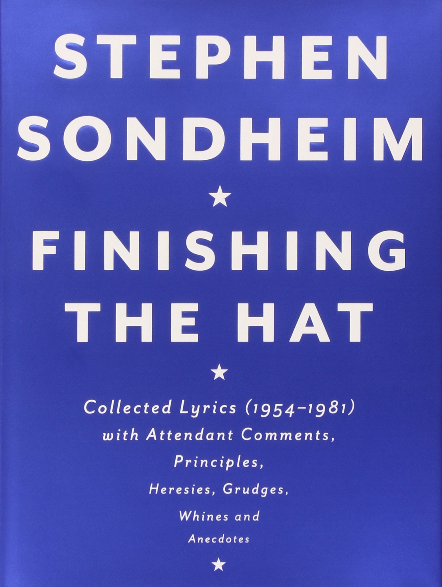 Hat Box: The Collected Lyrics of Stephen Sondheim: A Box Set,Used