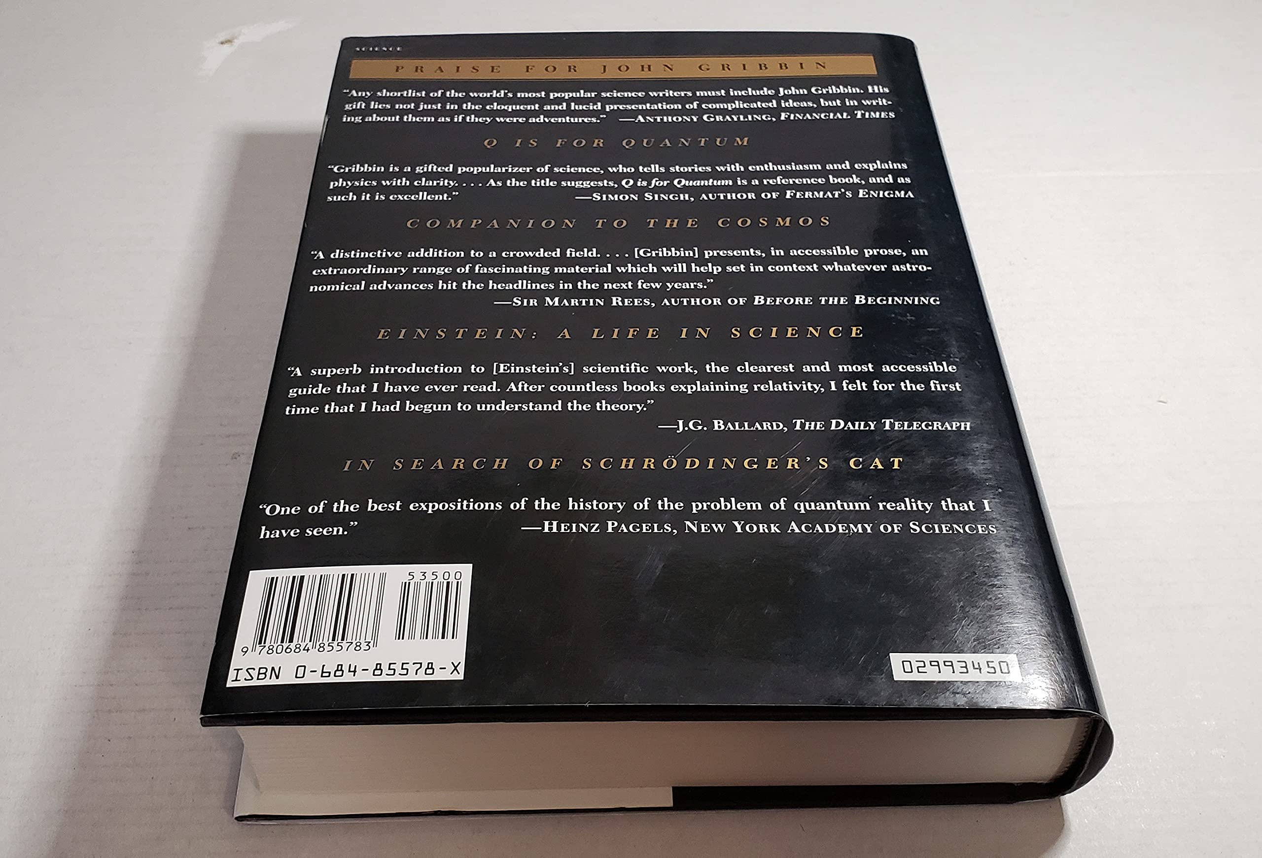 Q Is for Quantum : An Encyclopedia of Particle Physics,Used