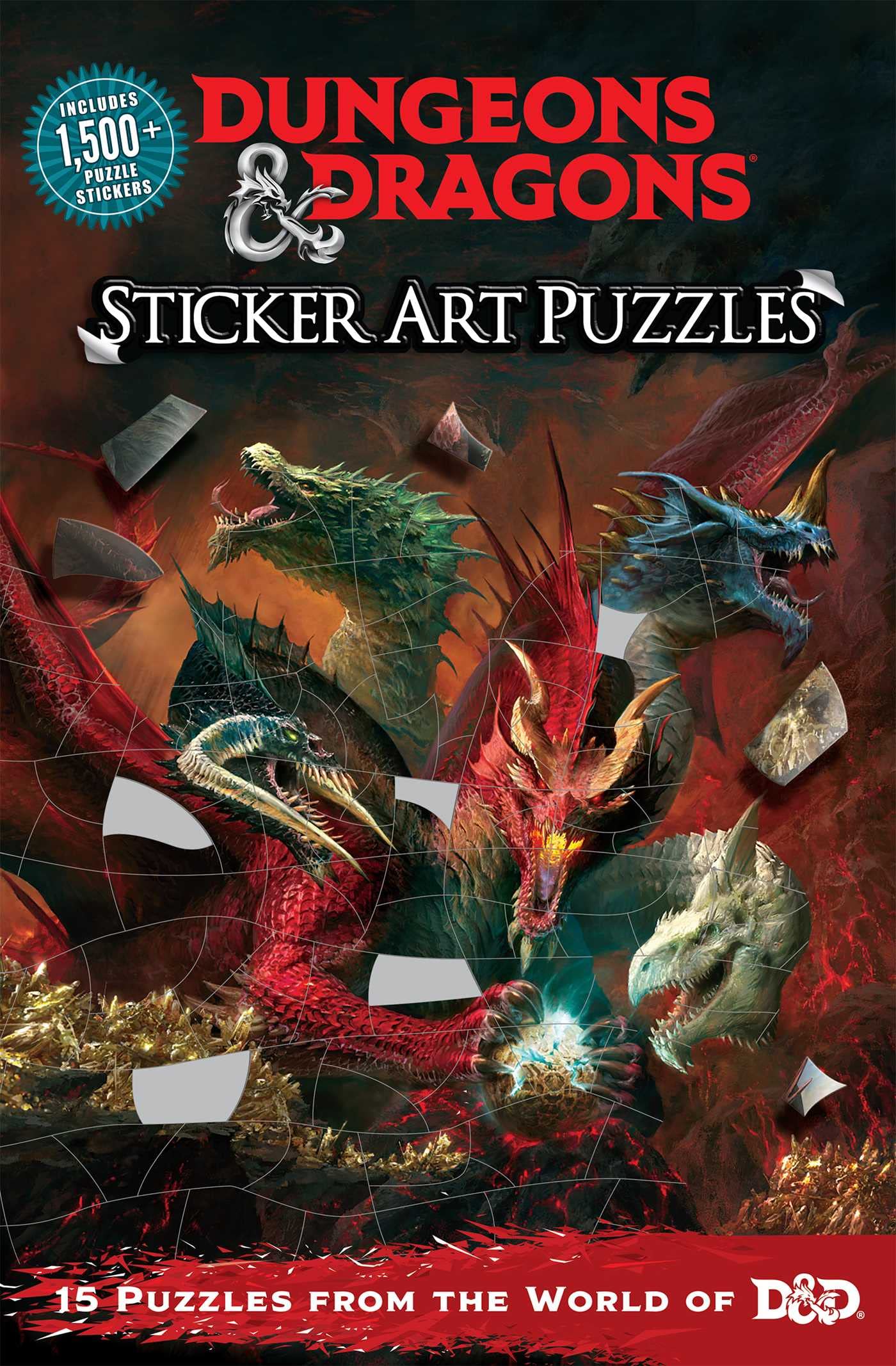 Dungeons & Dragons Sticker Art Puzzles,New