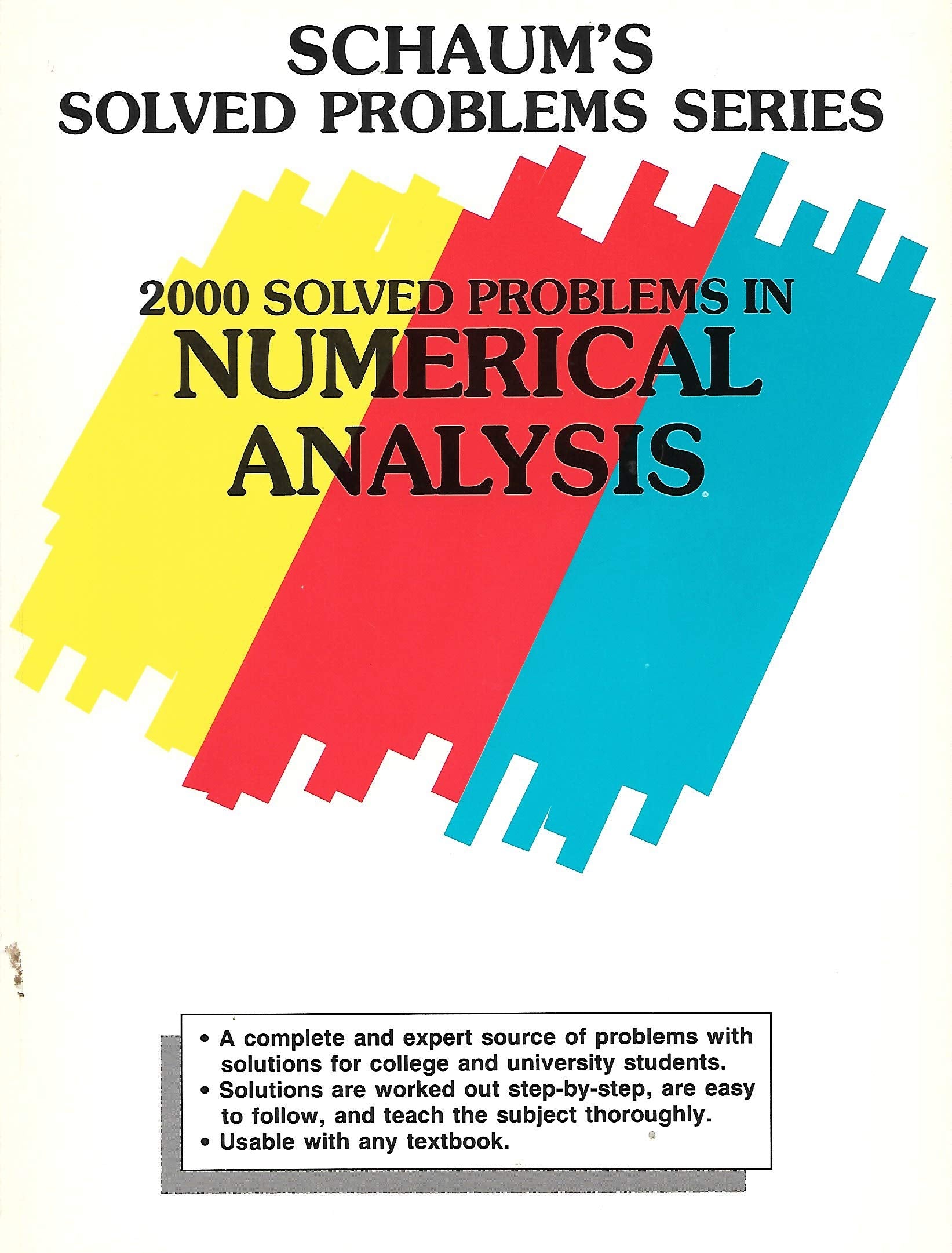 2000 Solved Problems In Numerical Analysis (Schaum'S Solved Problems Series),Used