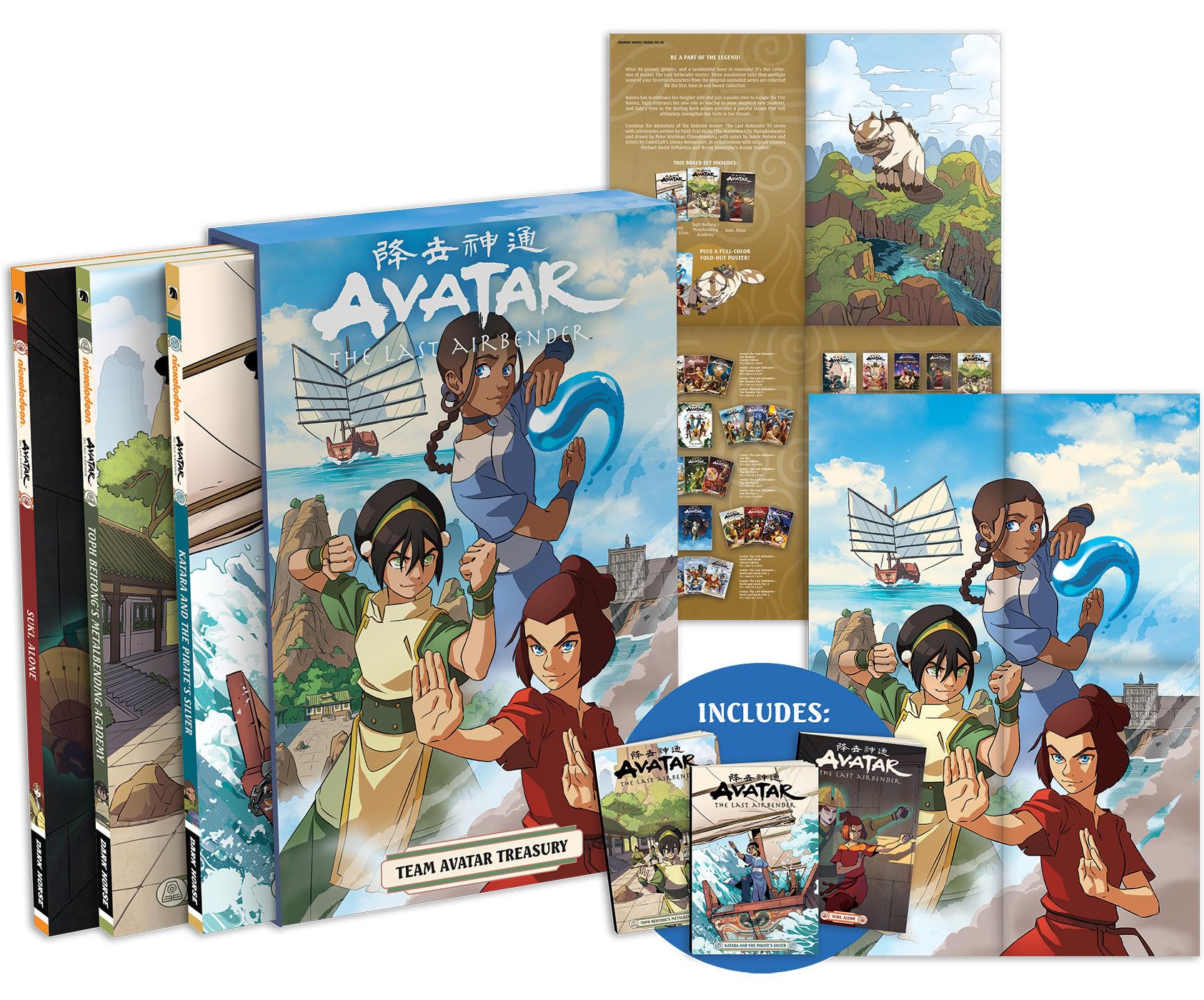 Avatar: The Last Airbenderteam Avatar Treasury Boxed Set (Graphic Novels),New