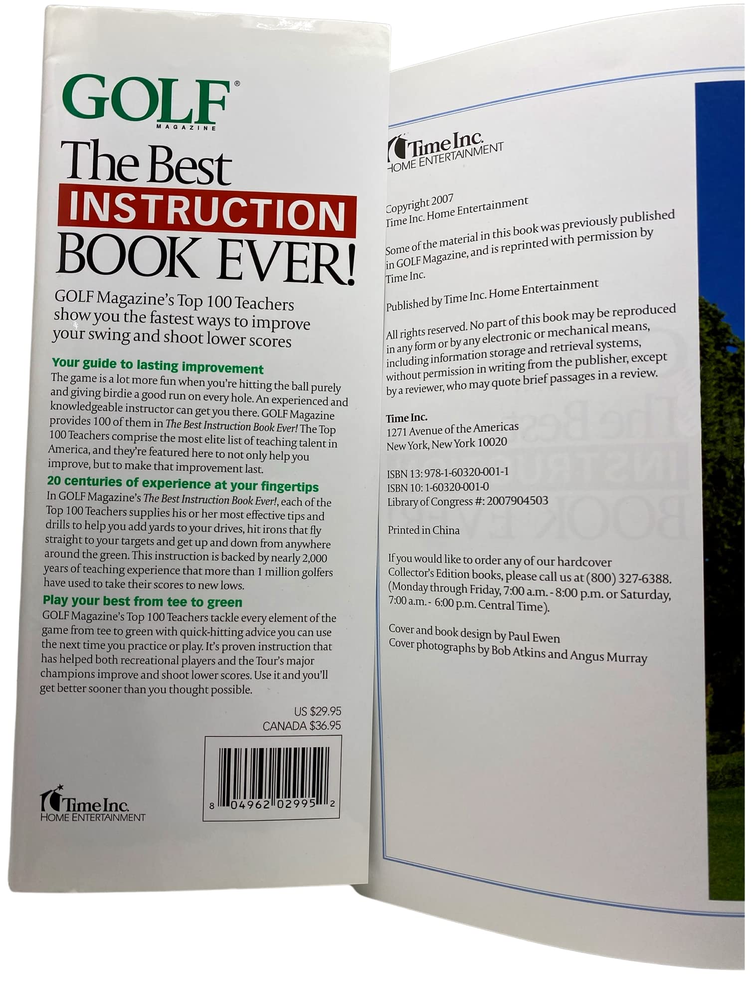 The Best Instruction Book Ever! Golf Magazine's Top 100 Teachers Show You the Fastest Ways to Shoot Lower Scores! (Book + DVD),Used