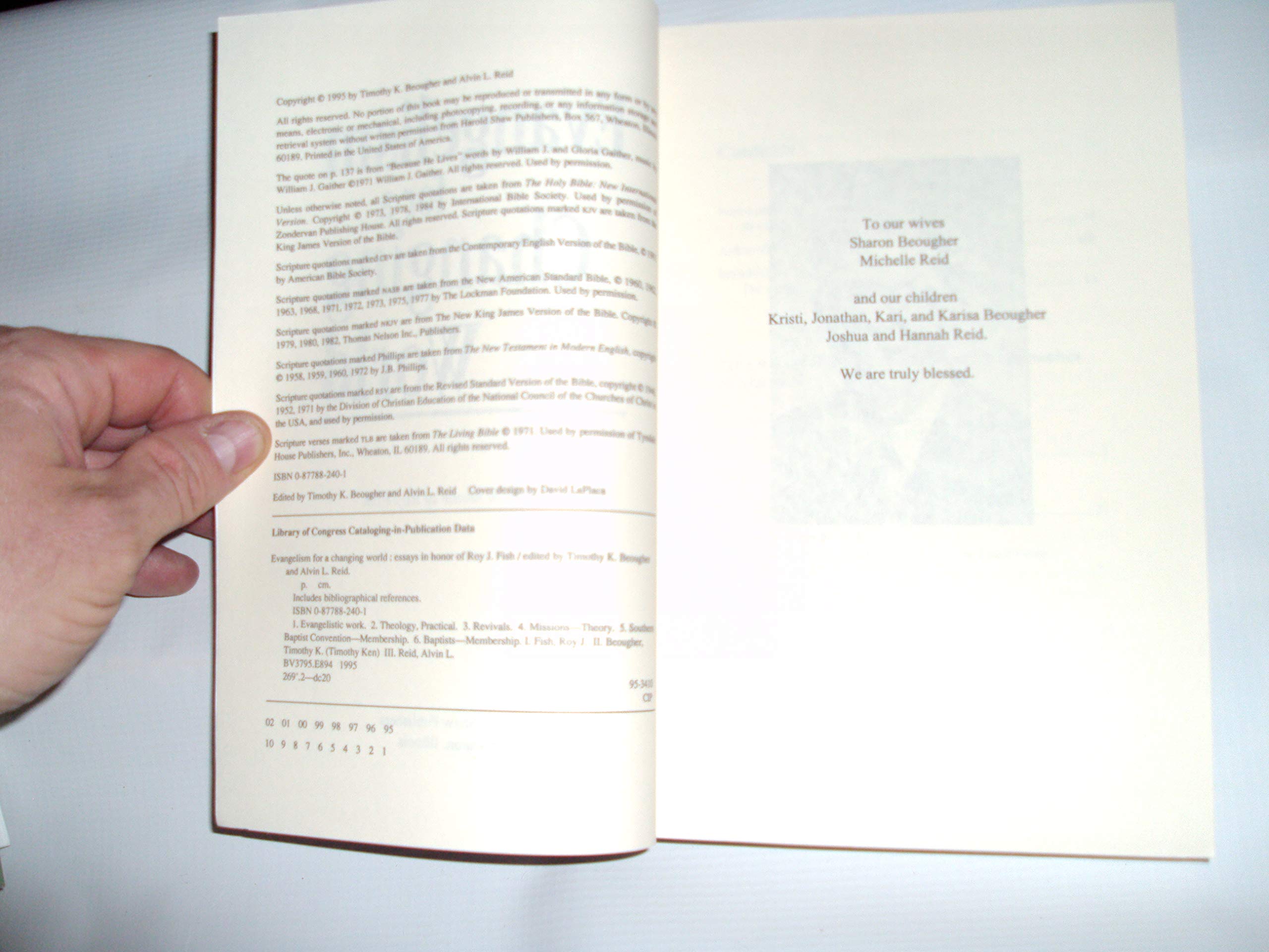 Evangelism for a Changing World,Used