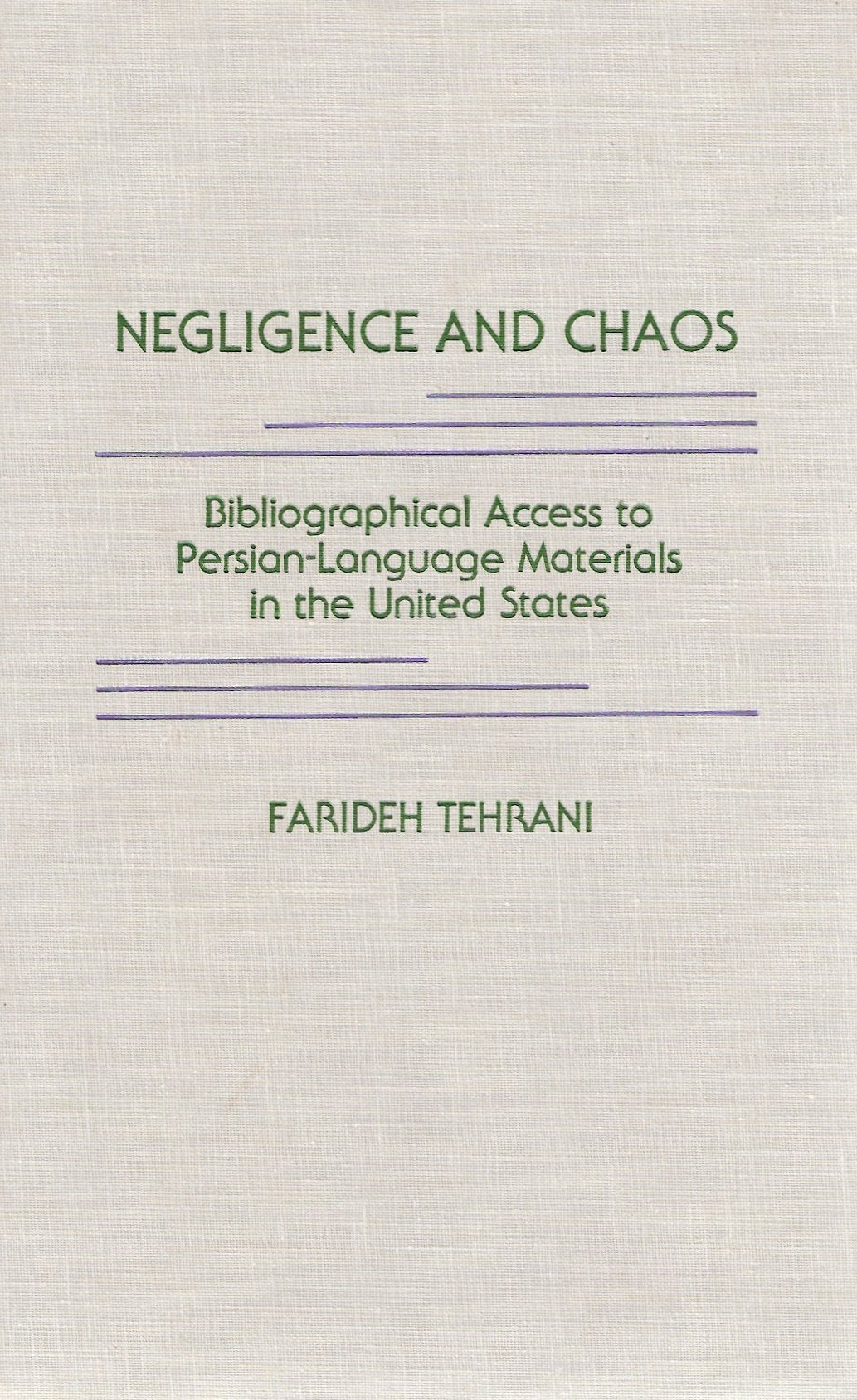 Negligence And Chaos,Used