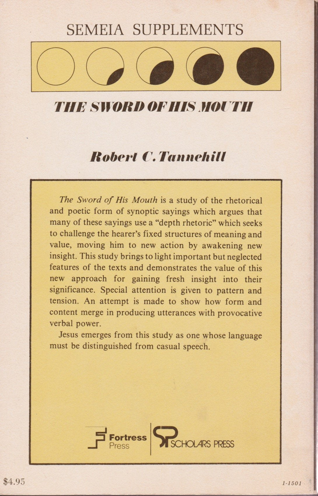 The sword of His mouth (Semeia supplements),Used