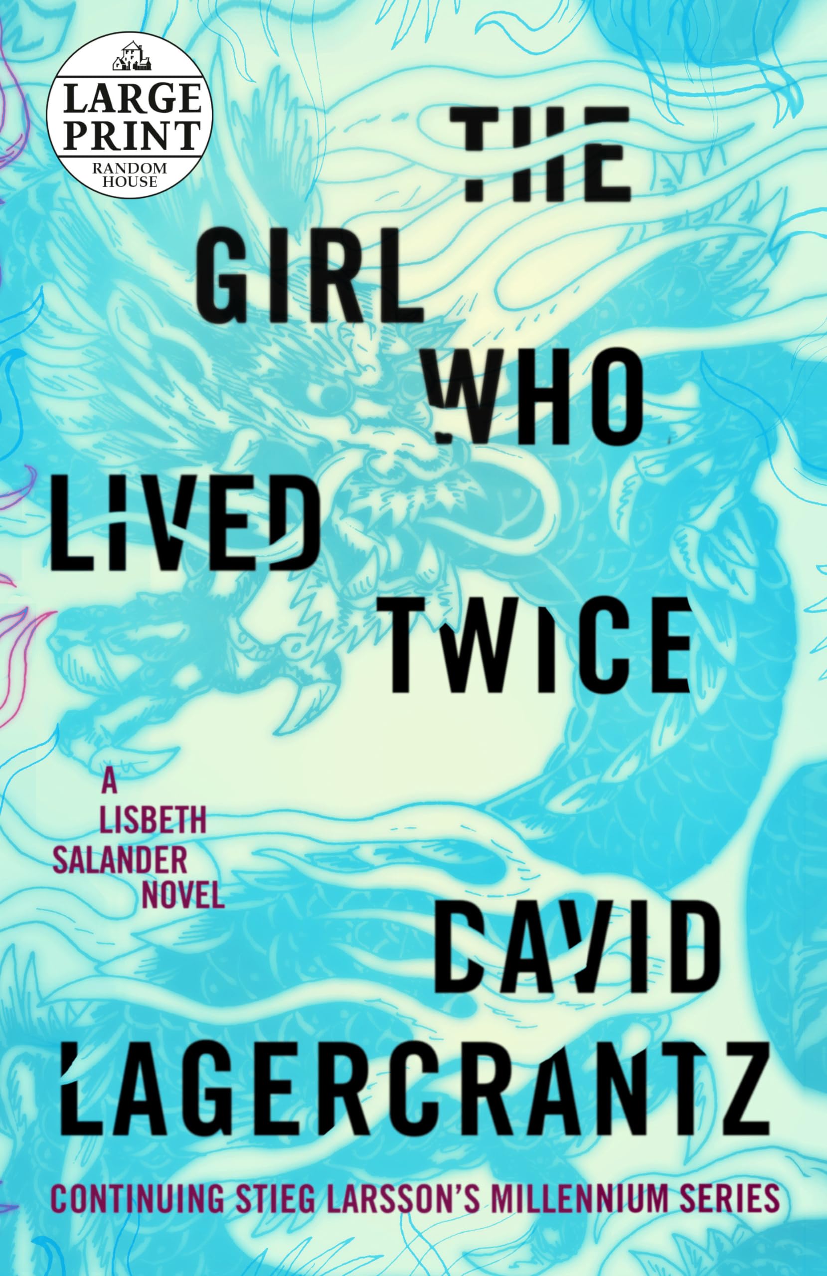 The Girl Who Lived Twice: A Lisbeth Salander novel, continuing Stieg Larsson's Millennium Series,Used