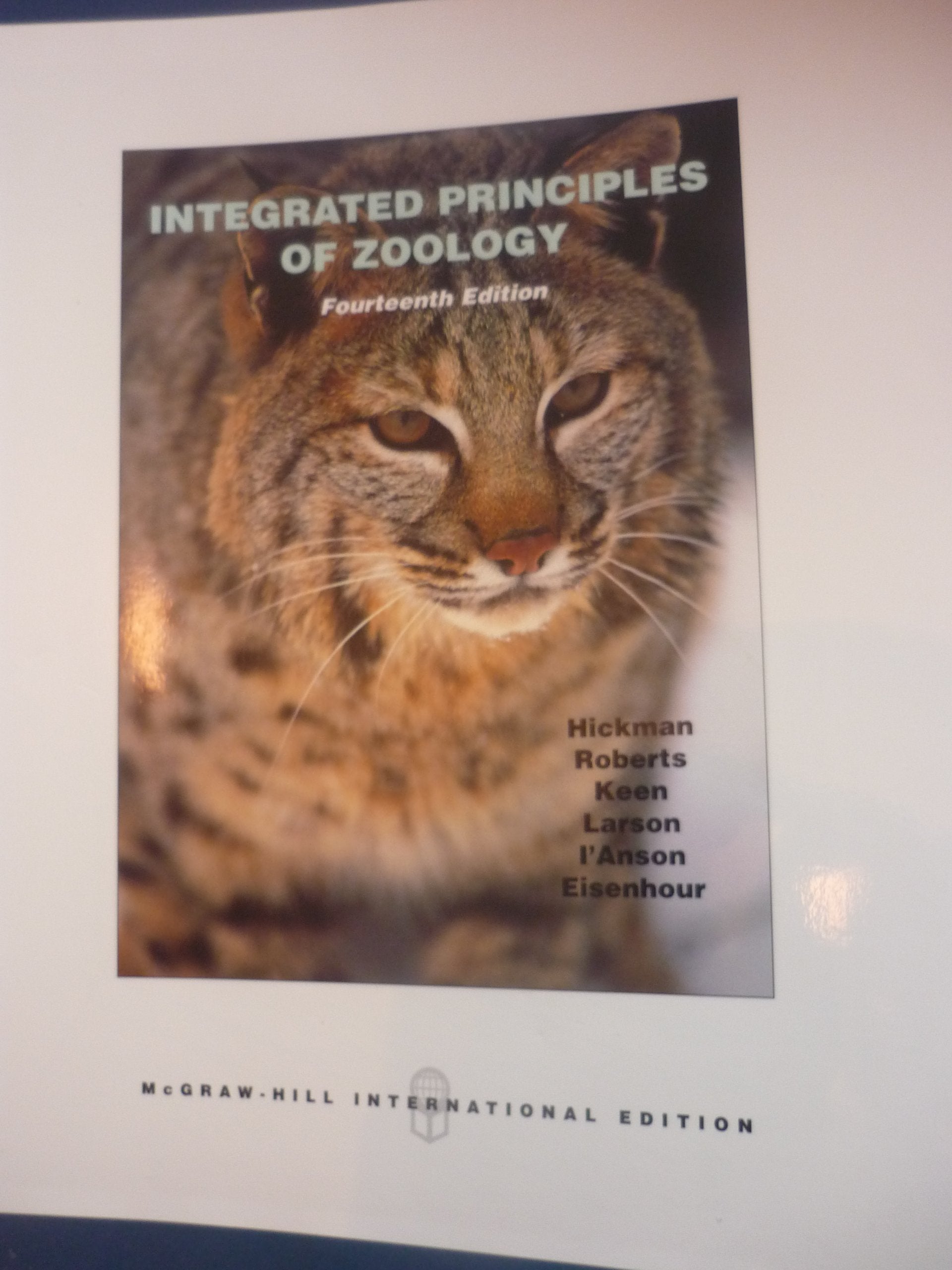 Integrated Principles of Zoology,New