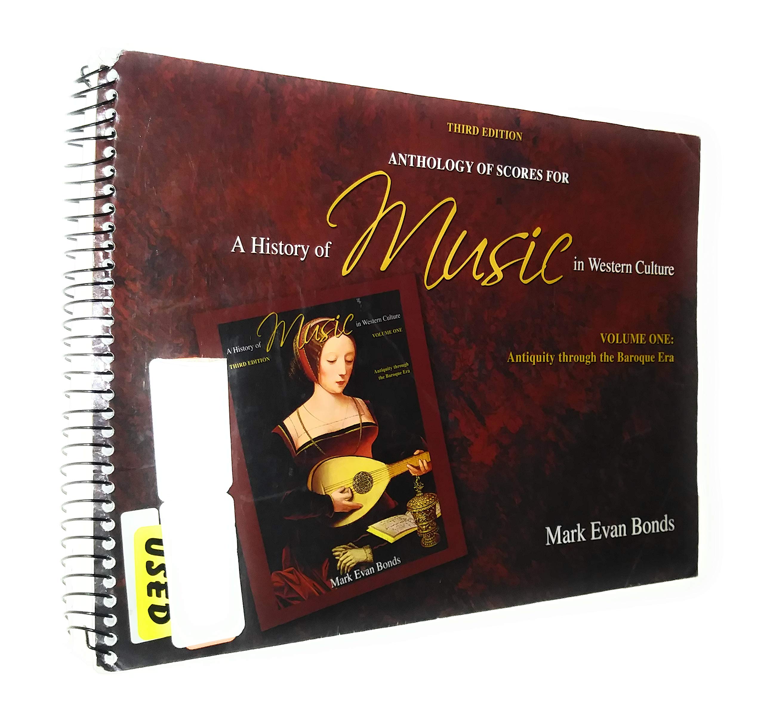 Anthology of Scores for a History of Music in Western Culture: Antiquity Through the Baroque Era: 1,Used