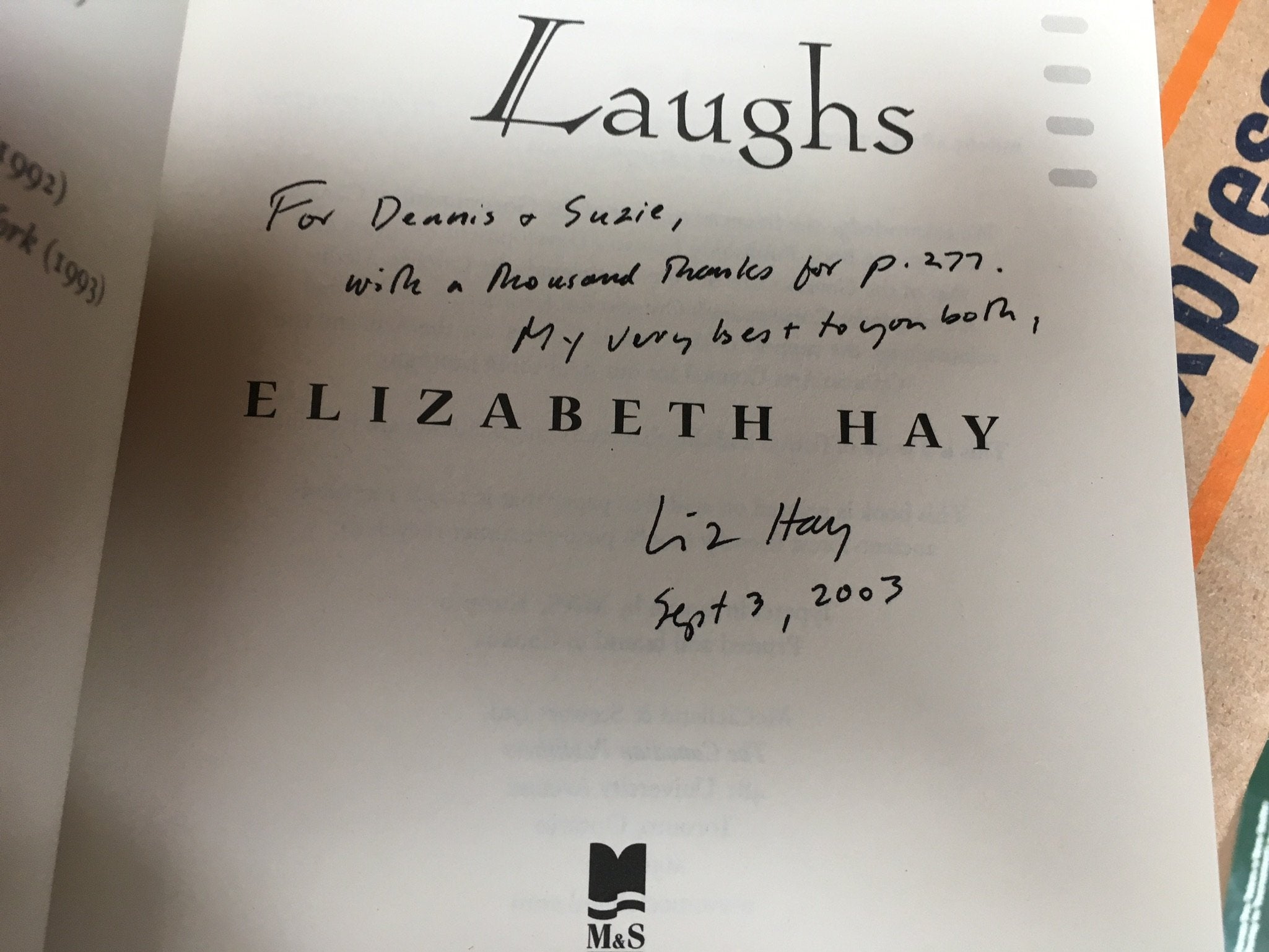 Garbo Laughs,Used