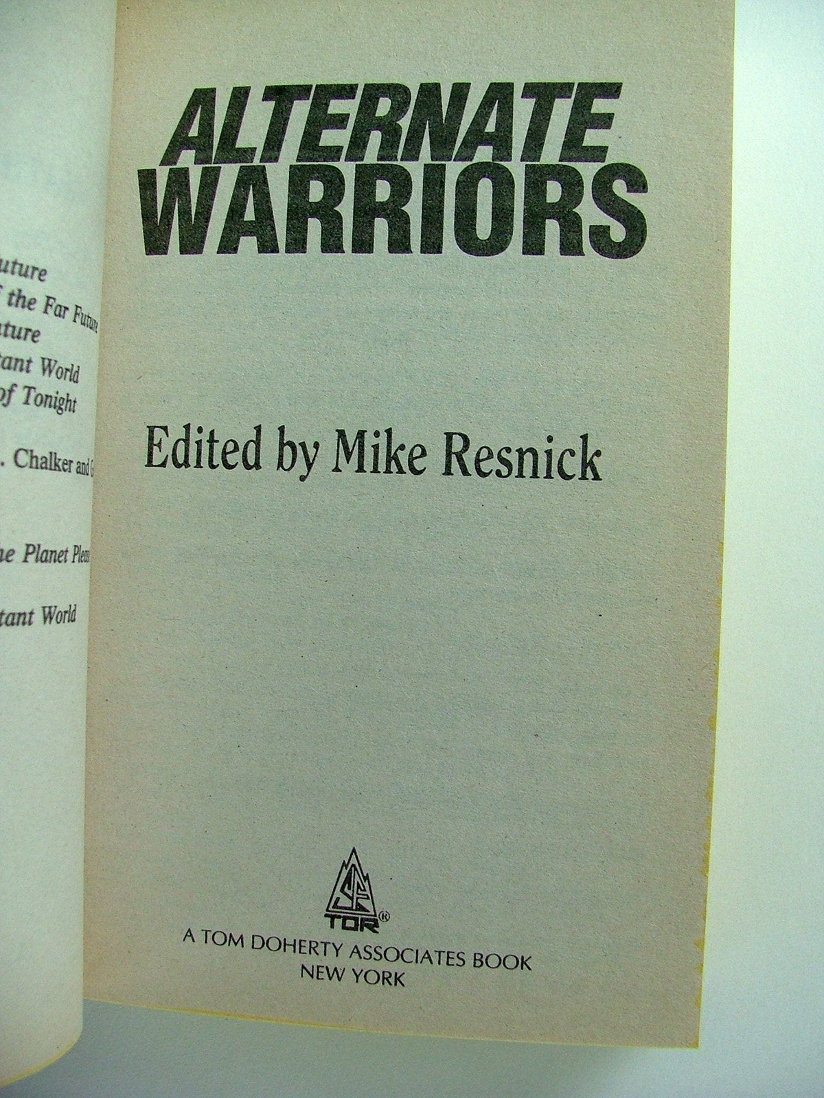 Alternate Warriors,New