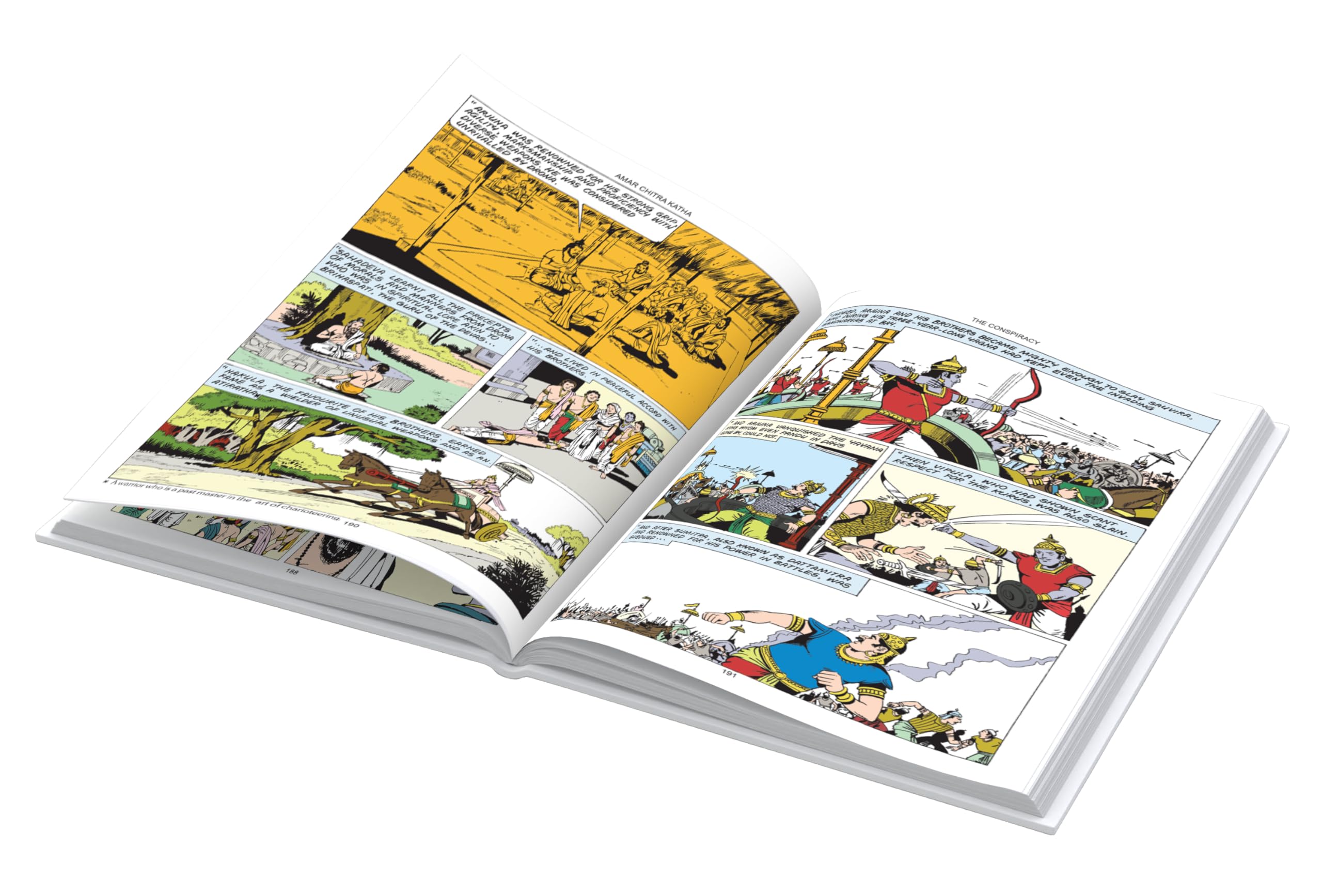 Mahabharata Collection: 42 Books in 3 Volumes  Indian Mythology & History  Children's Comic Books  Amar Chitra Katha,Used
