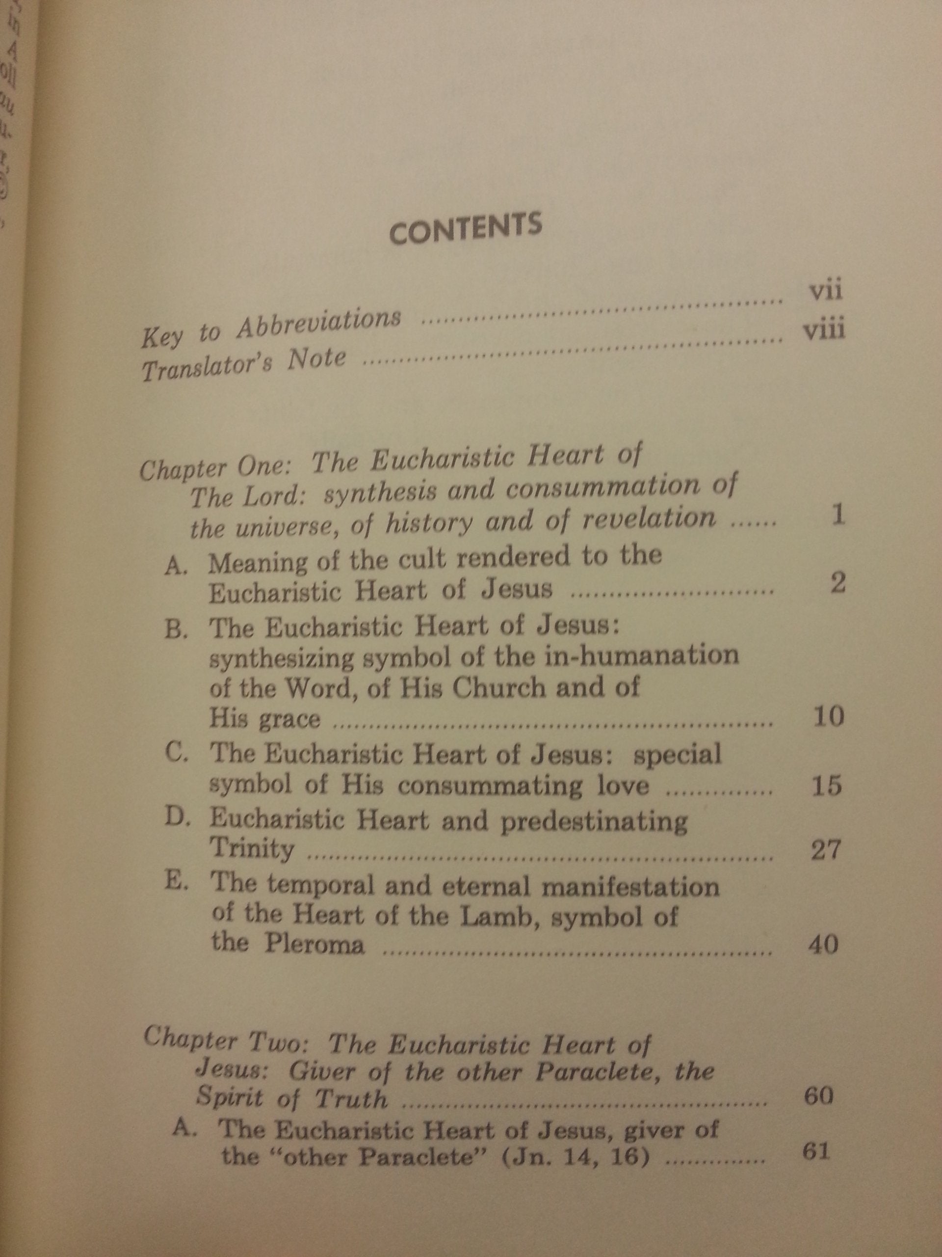 The Holy Spirit and the daily Eucharist, supreme gifts of the heart of Jesus (IIHJ publication ; no. 6E),Used