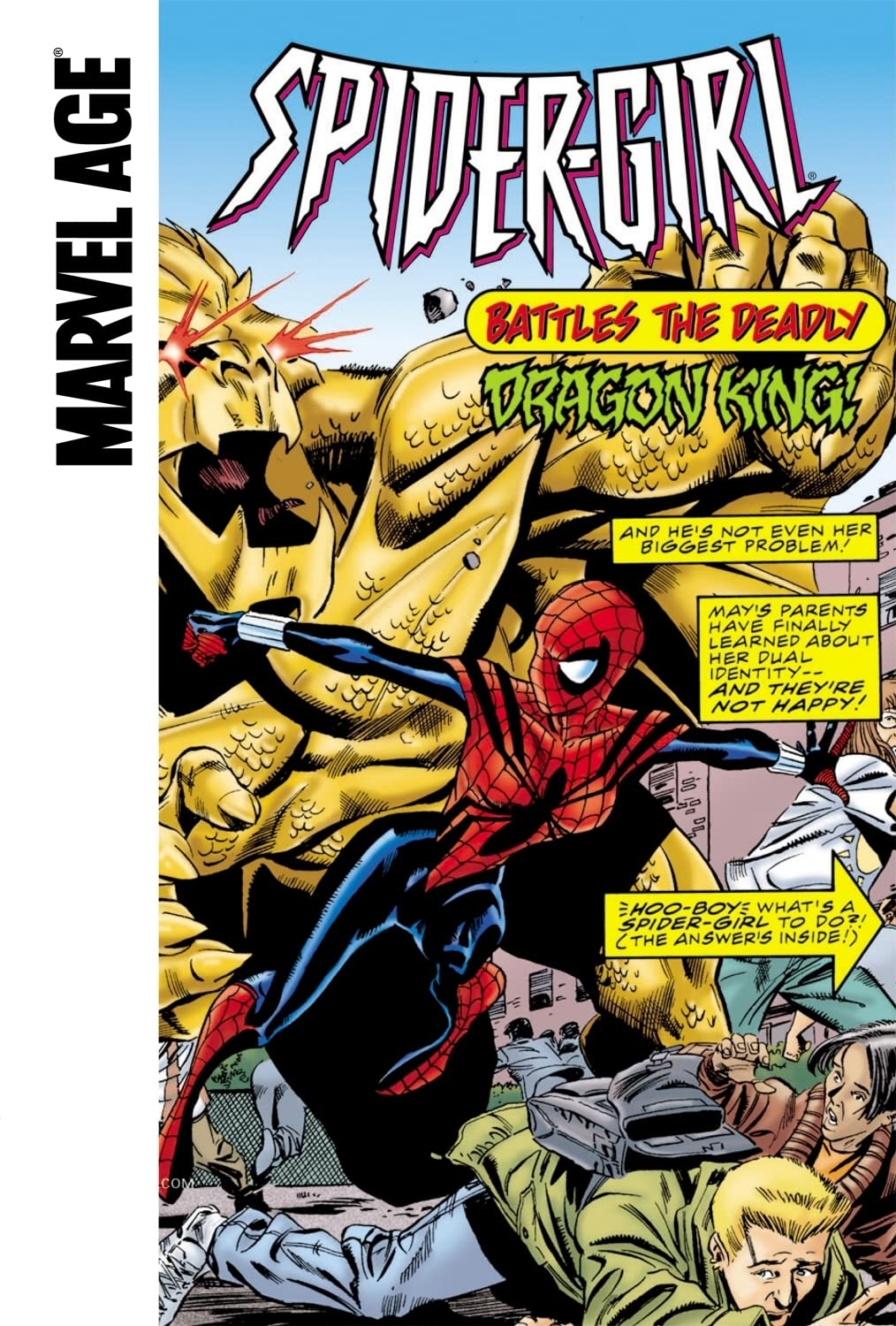 Spidergirl Battles the Deadly Dragon King,Used