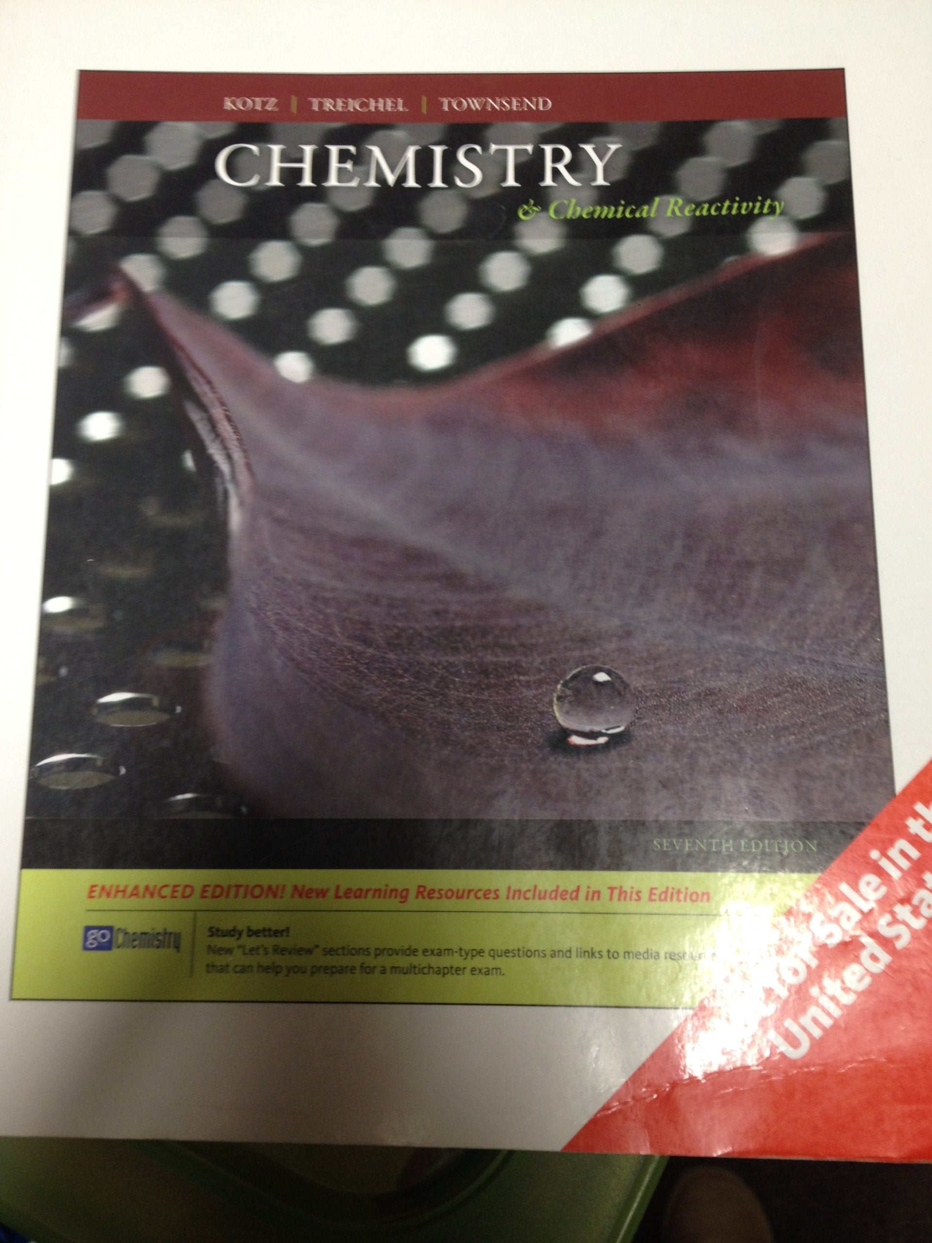 Chemistry and Chemical Reactivity (Available Titles OWL),Used