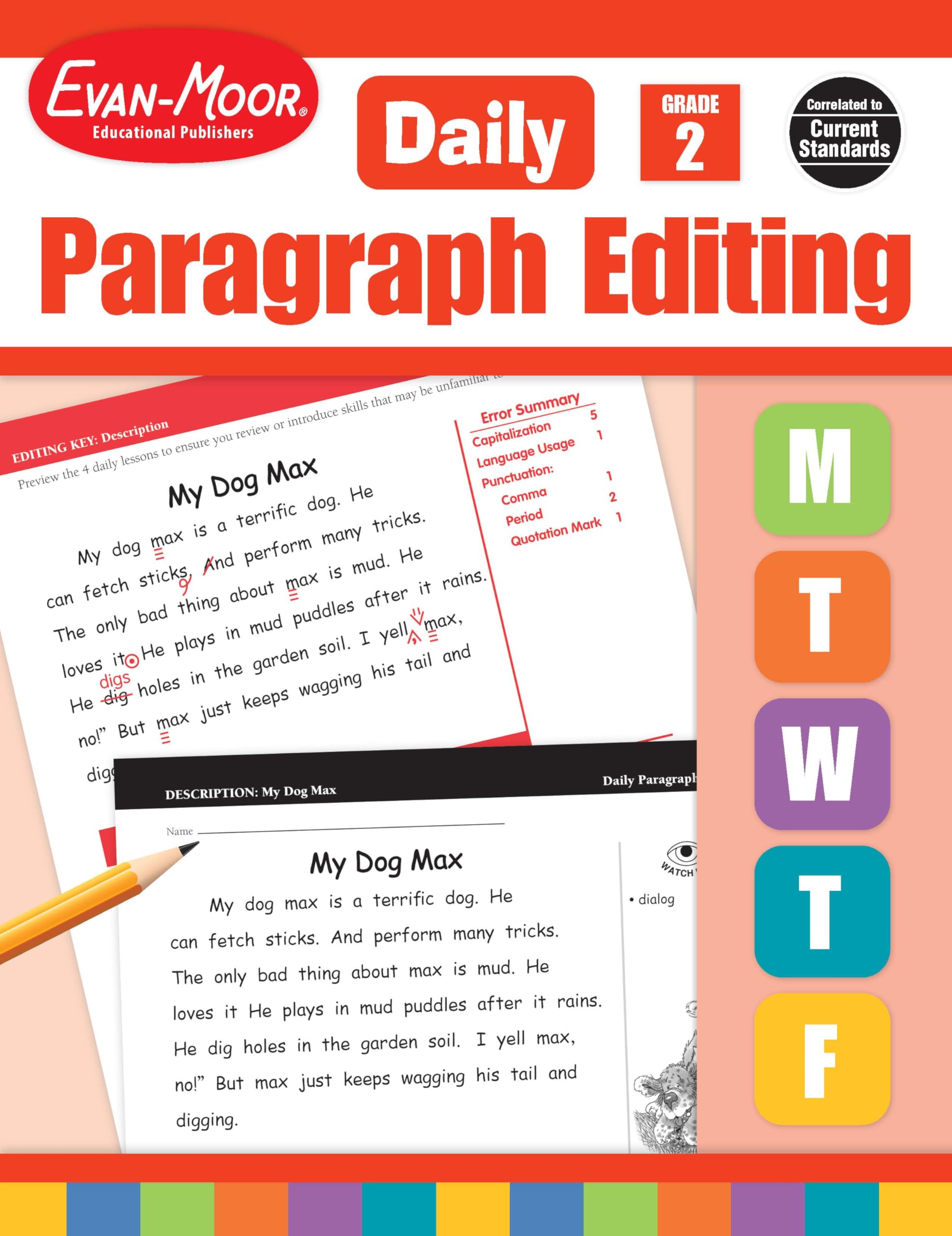 Daily Paragraph Editing, Grade 2 Teacher Edition,Used