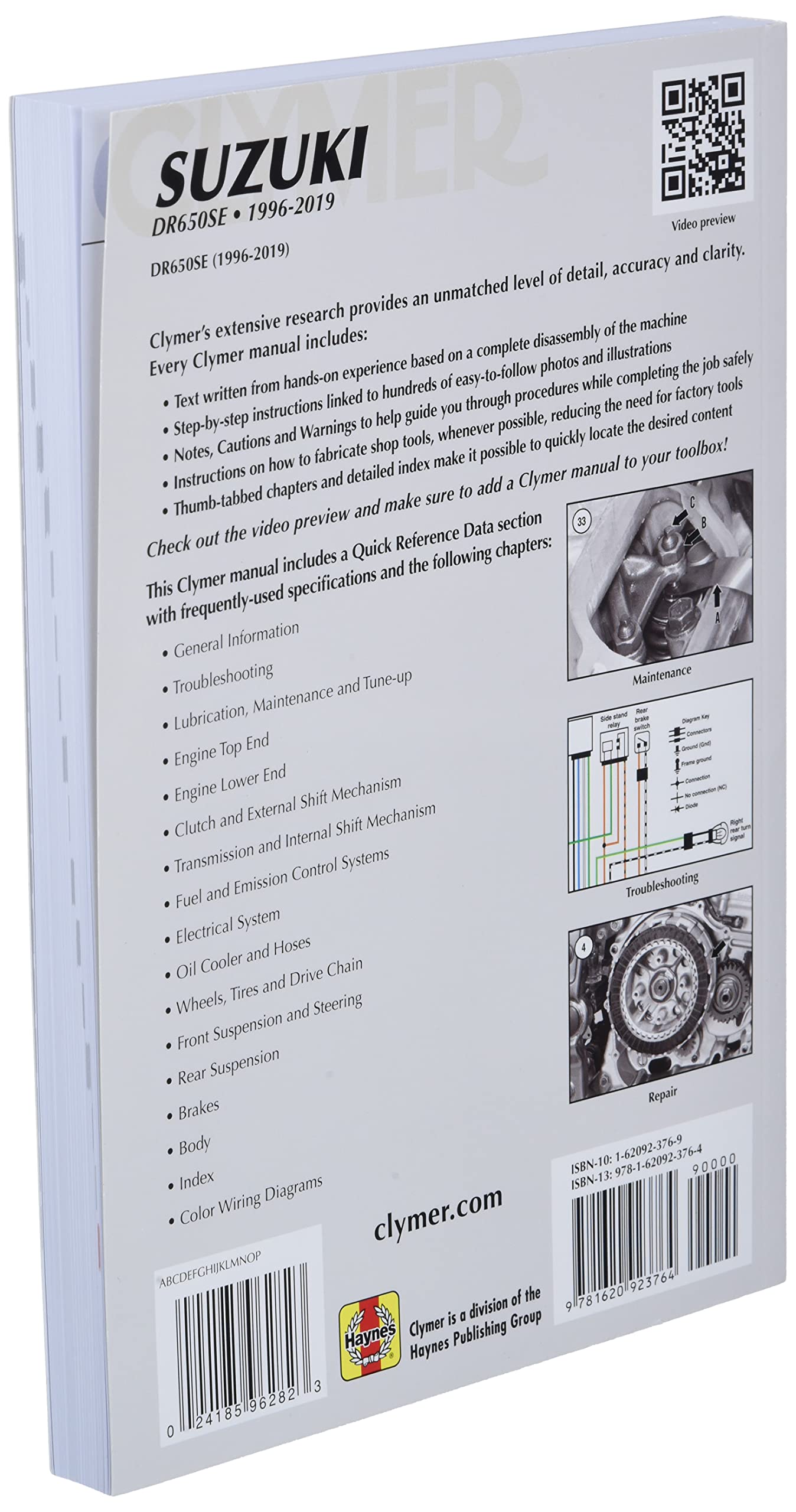 Suzuki DR650SE 19962013 (Clymer Motorcycle Repair),Used