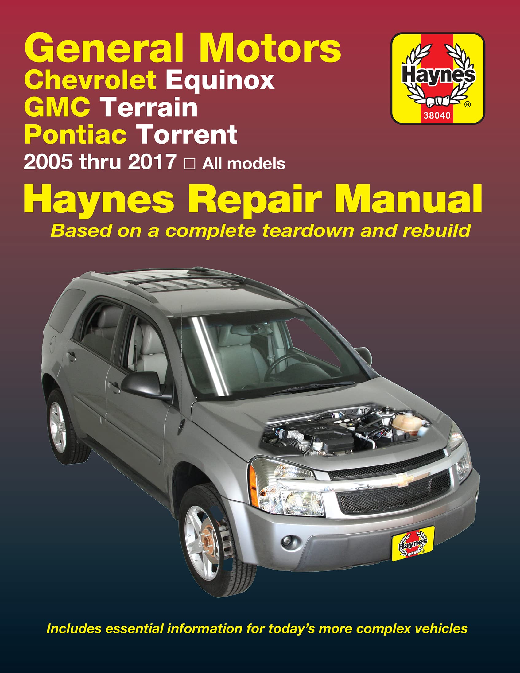 Chevrolet Equinox & Pontiac Torrent (0517) Haynes Repair Manual USA (Paperback),Used